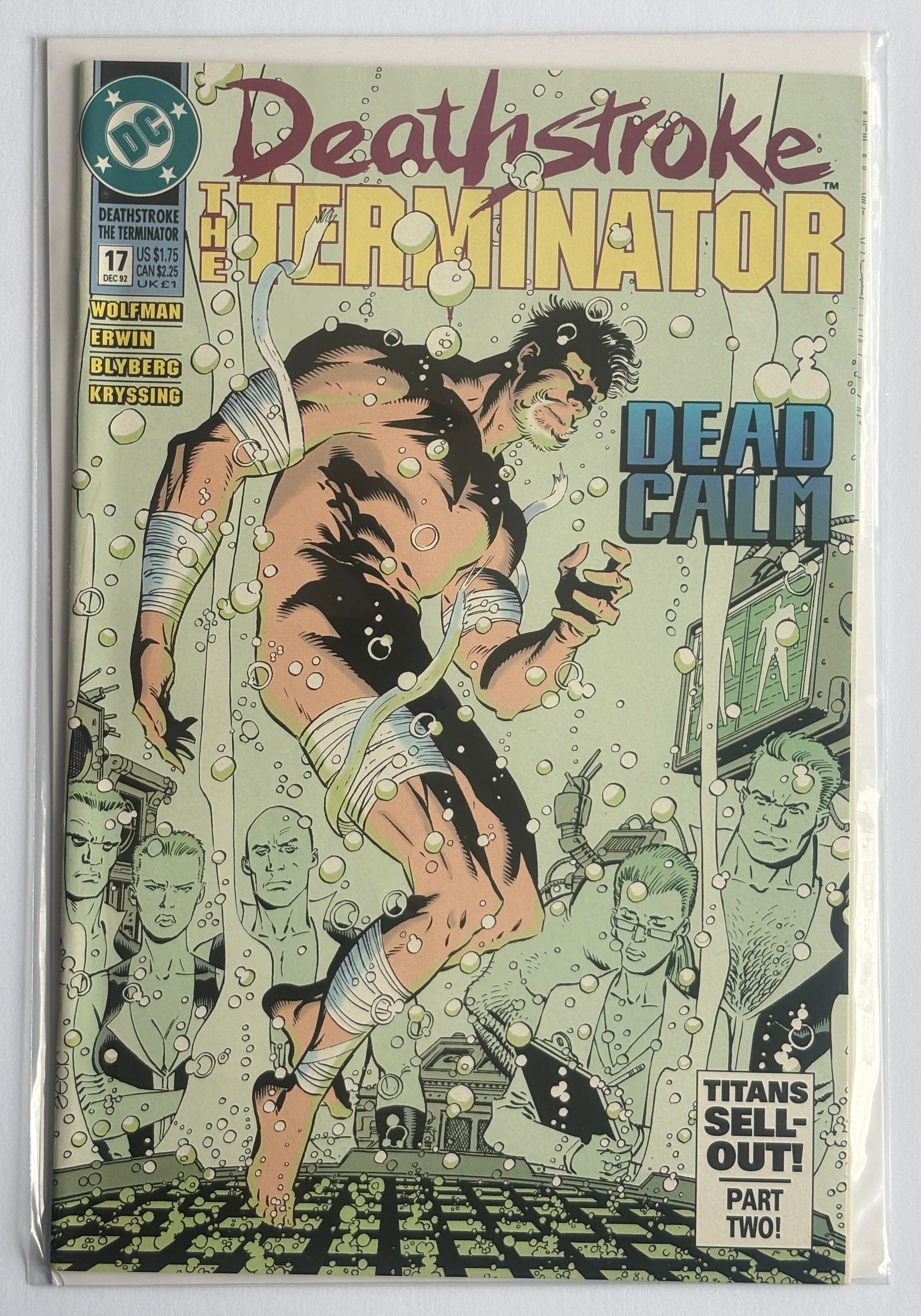 Deathstroke The Terminator #17 - DC Comics December 1992 VF- 7.5