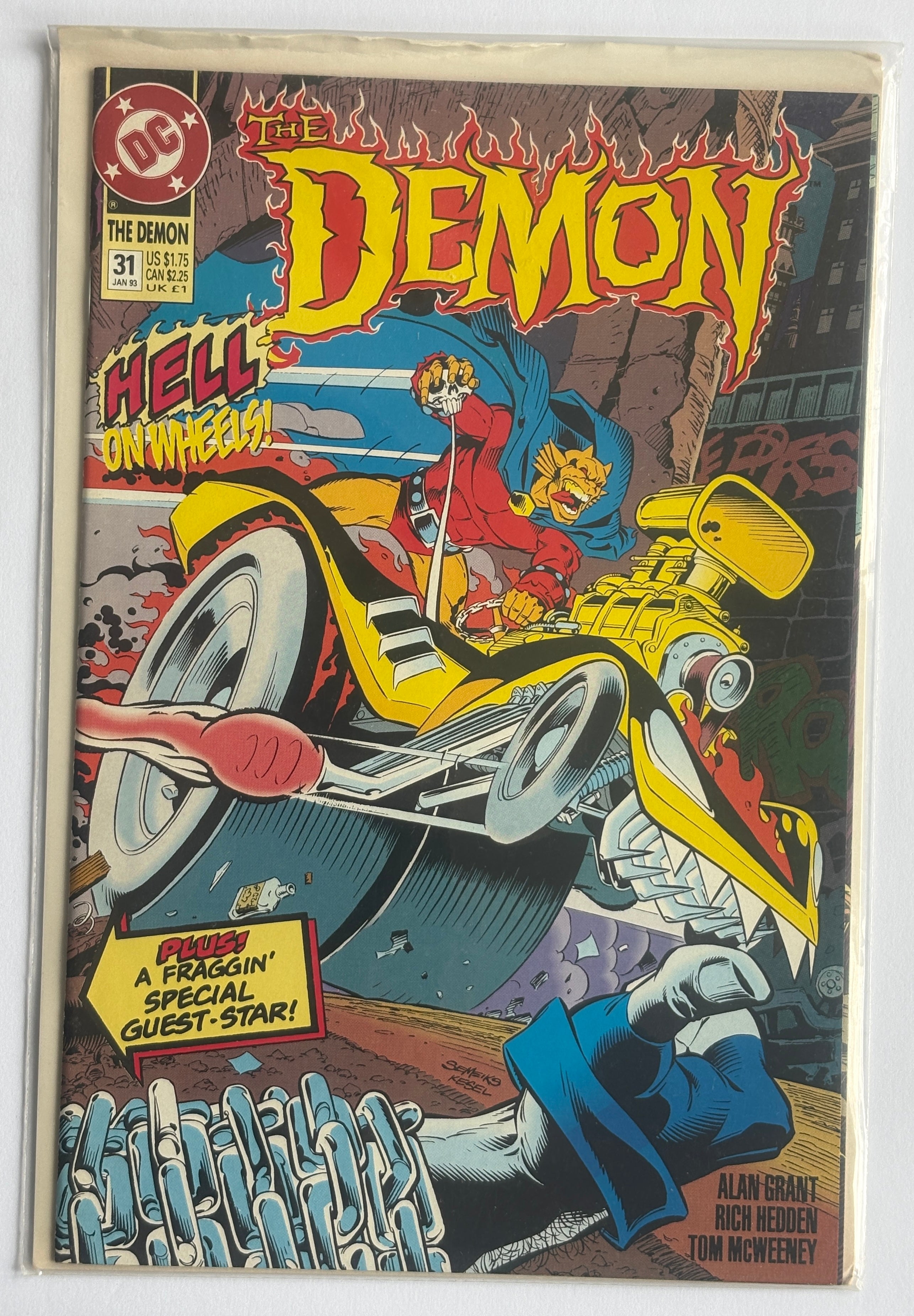 The Demon #31 - Hell on Wheels! - DC Comics - January 1993 VF+ 8.5