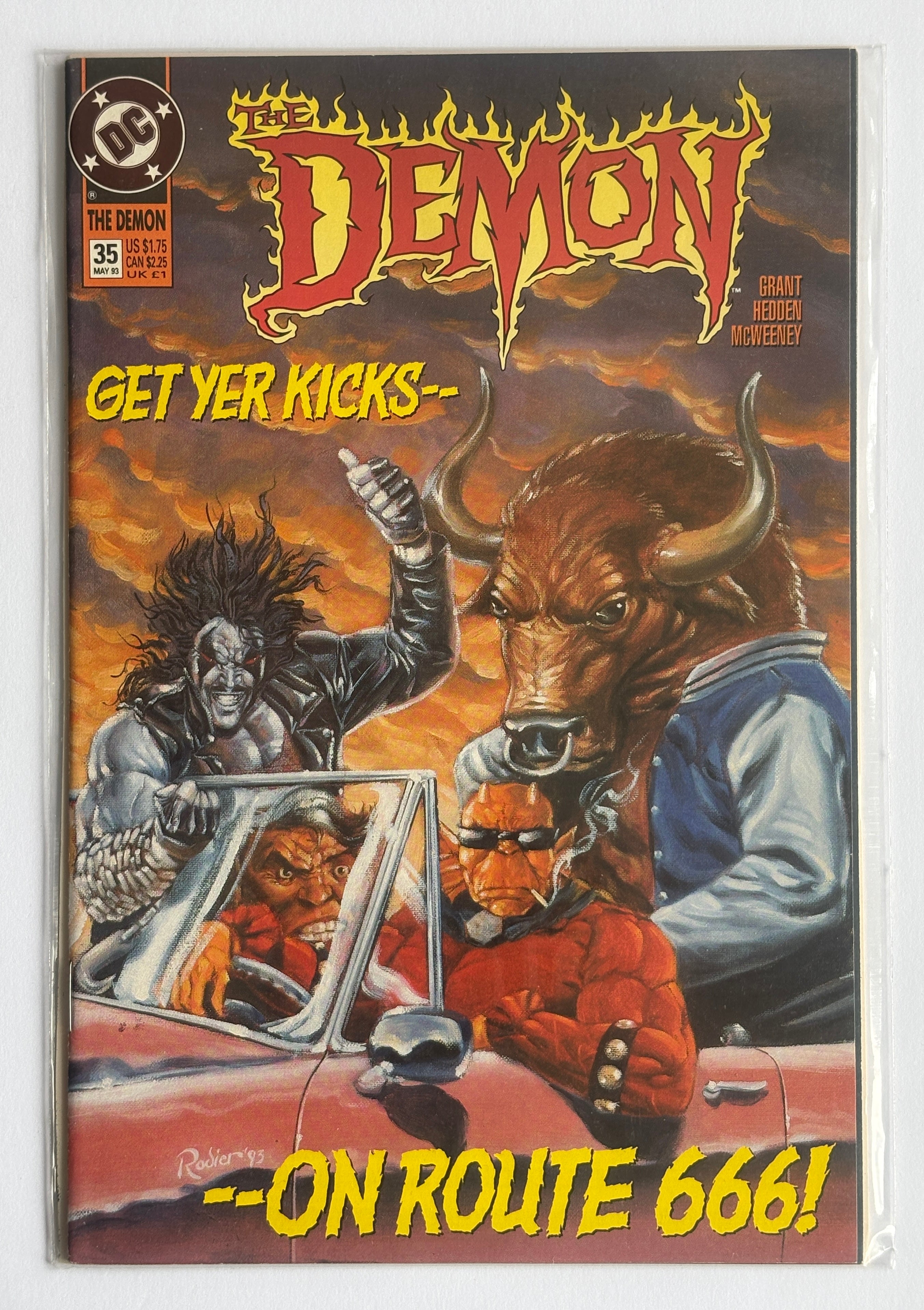 The Demon #35 - On Route 666 - DC Comics - May 1993 VF 8.0