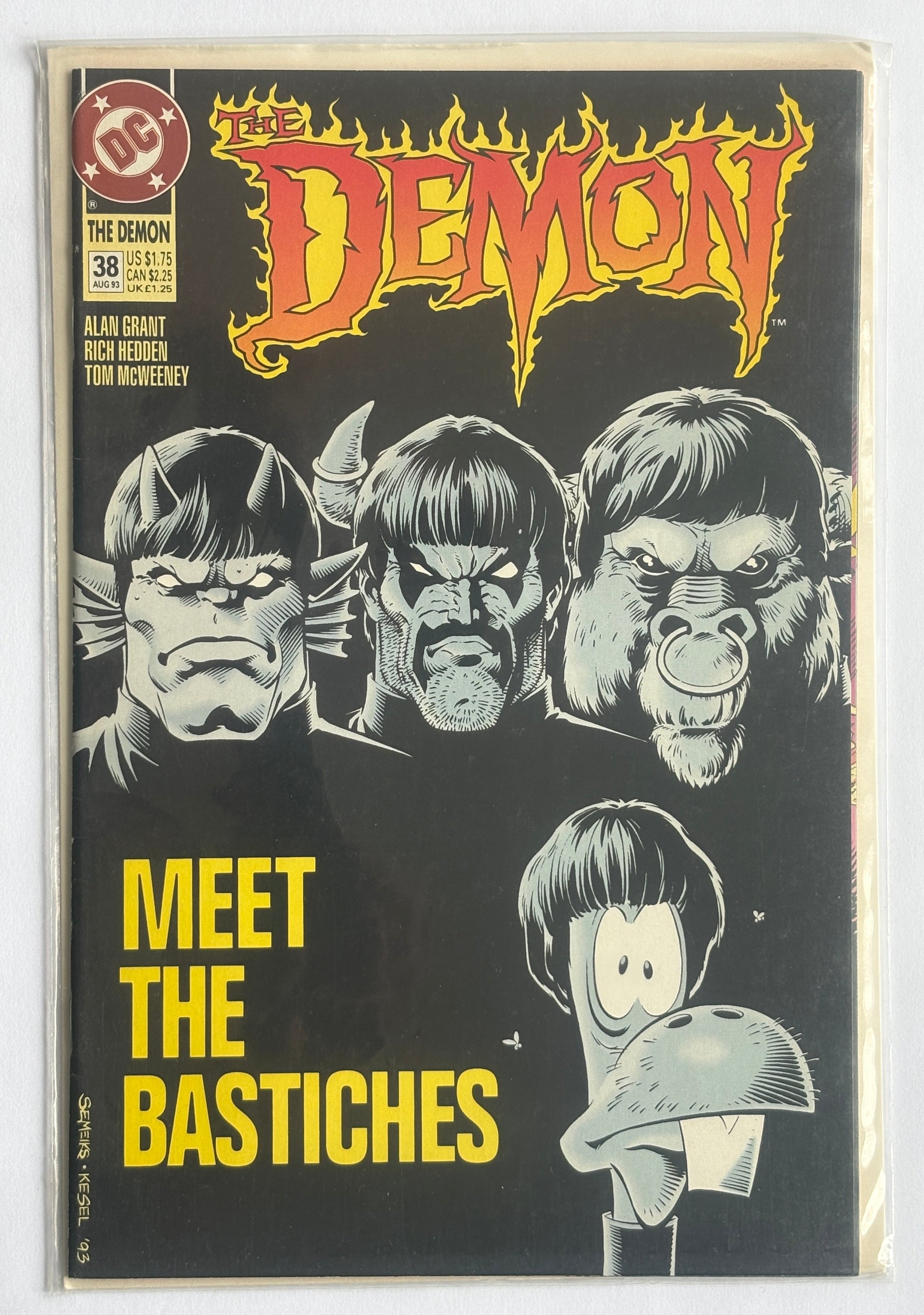 The Demon #38 - Meet the Bastiches - DC Comics - August 1993 VF- 7.5
