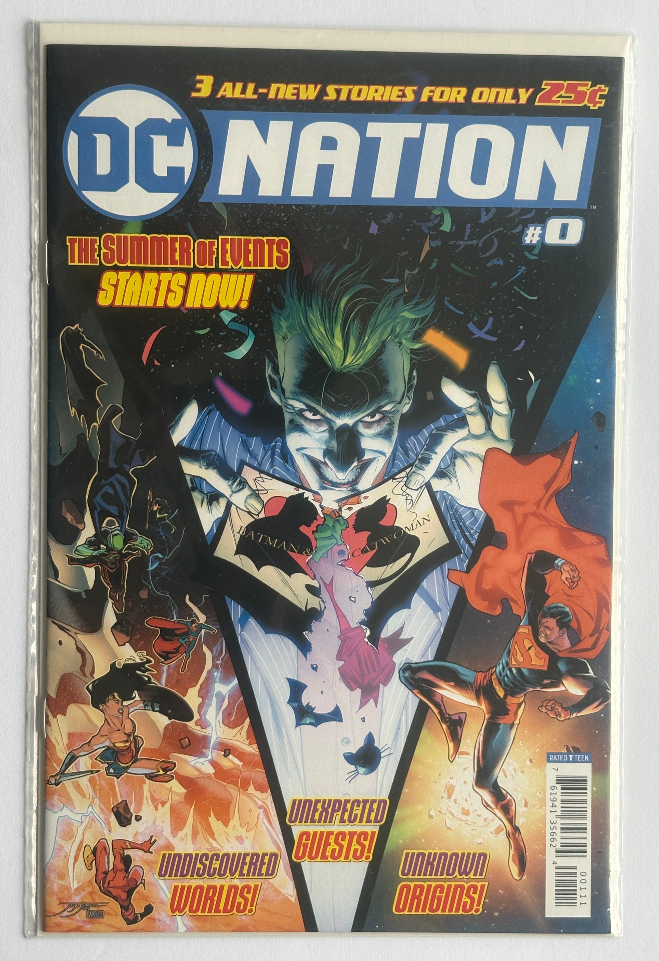DC Nation #0 - 1st Printing DC Comics July 2018 VF- 7.5