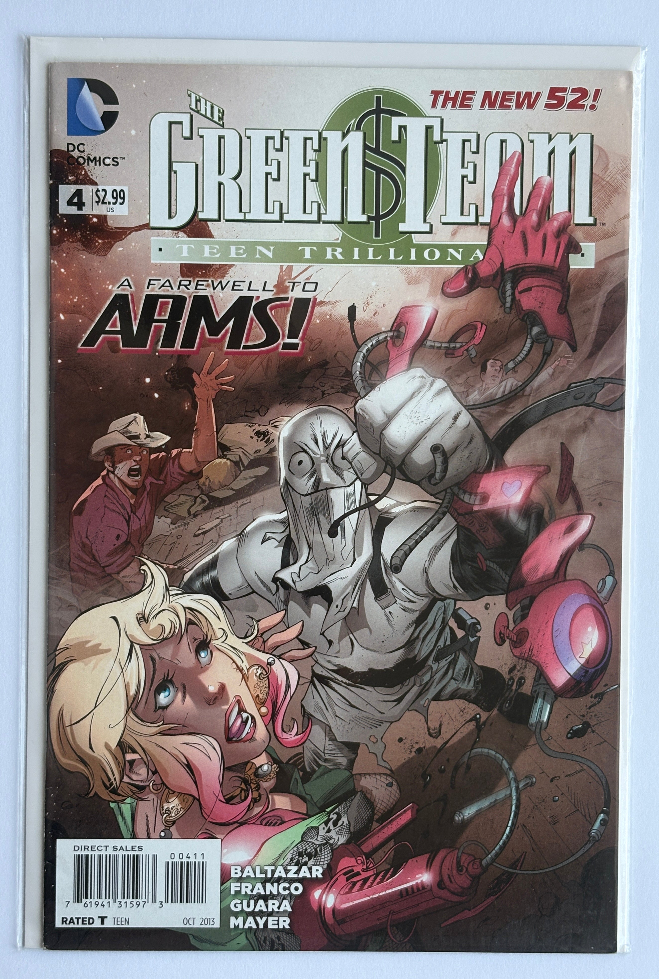 The Green Team #4 The New 52 - 1st Print DC Comics October 2013 F/VF 7.0