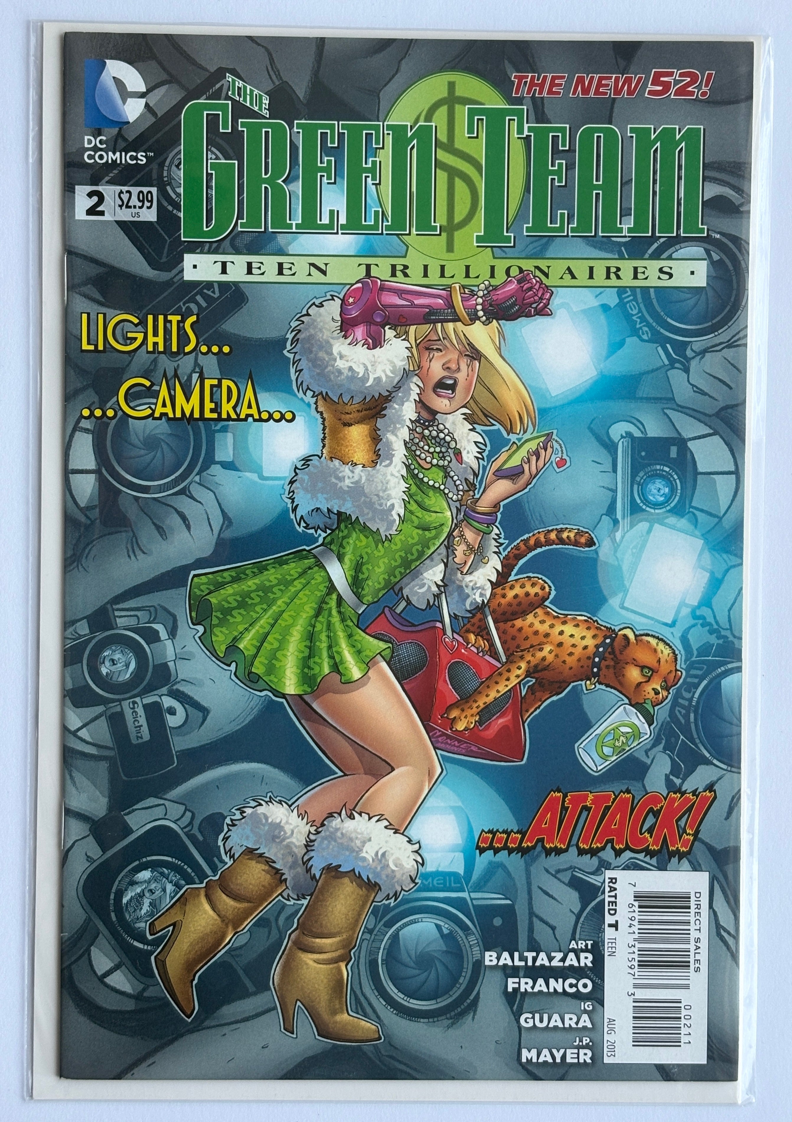 The Green Team #2 The New 52 - 1st Print DC Comics - August 2013 VF 8.0