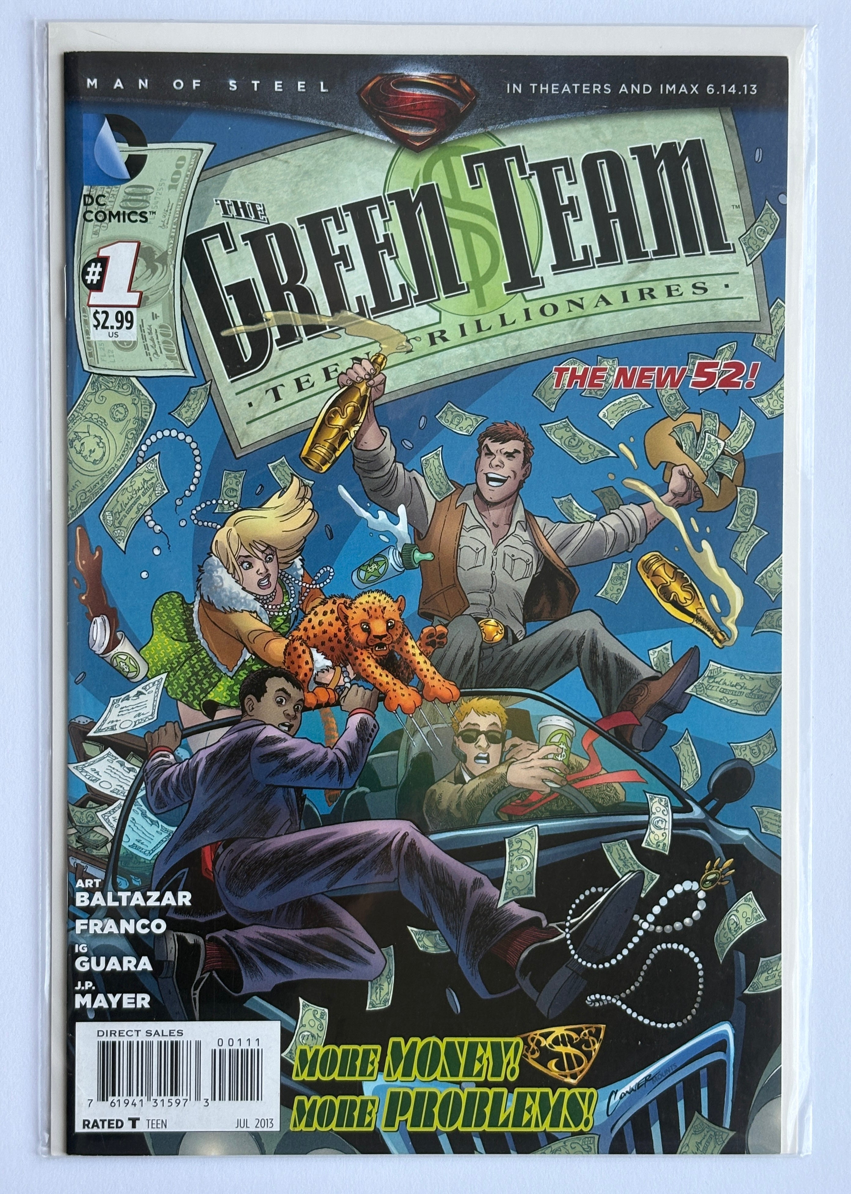 The Green Team #1 The New 52 - 1st Print DC Comics - July 2013 VF+ 8.5