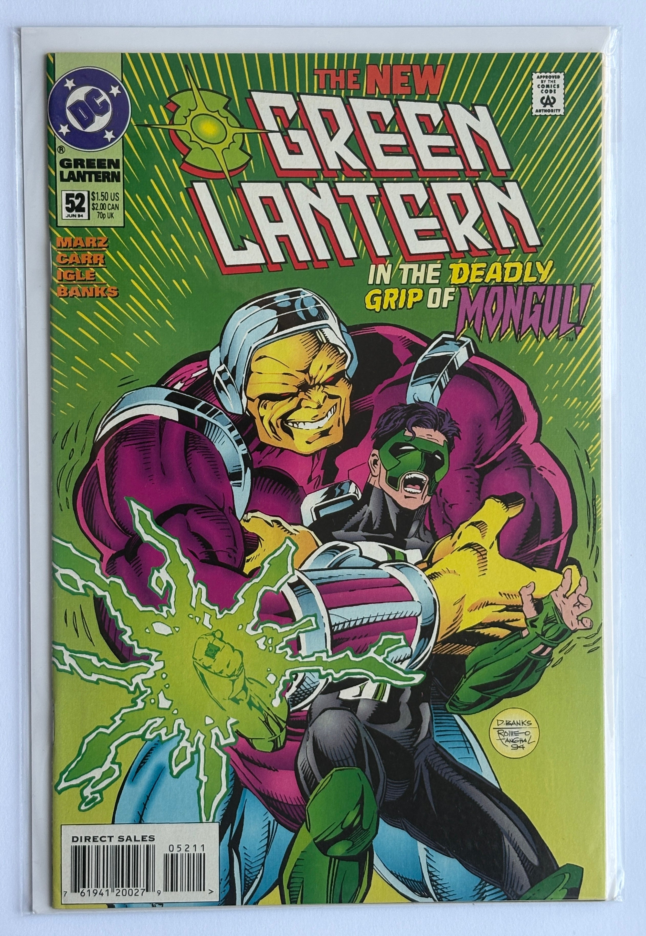 Green Lantern #52 - 1st Print - DC Comics June 1994 FN+ 6.5