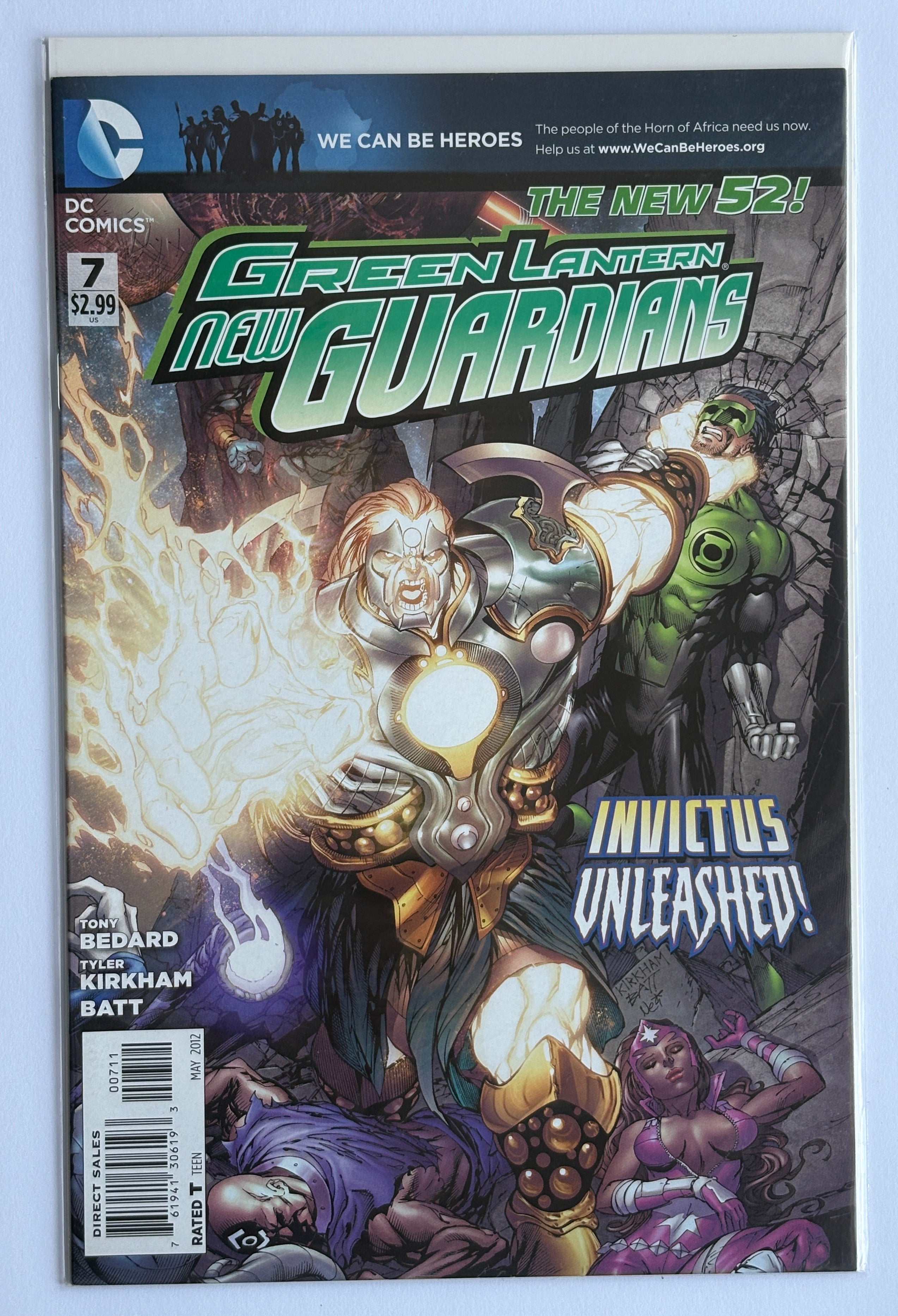 Green Lantern New Guardians #7 - 1st Printing DC Comics May 2012 VF 8.0