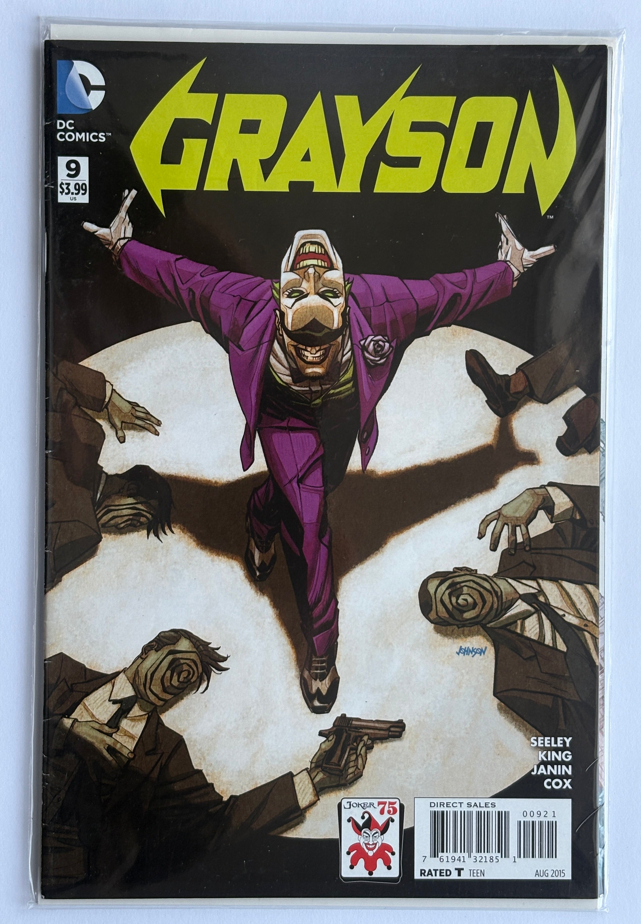 Grayson #9 & 10 (2 comics) - DC Comics 2015 FN+ 6.5