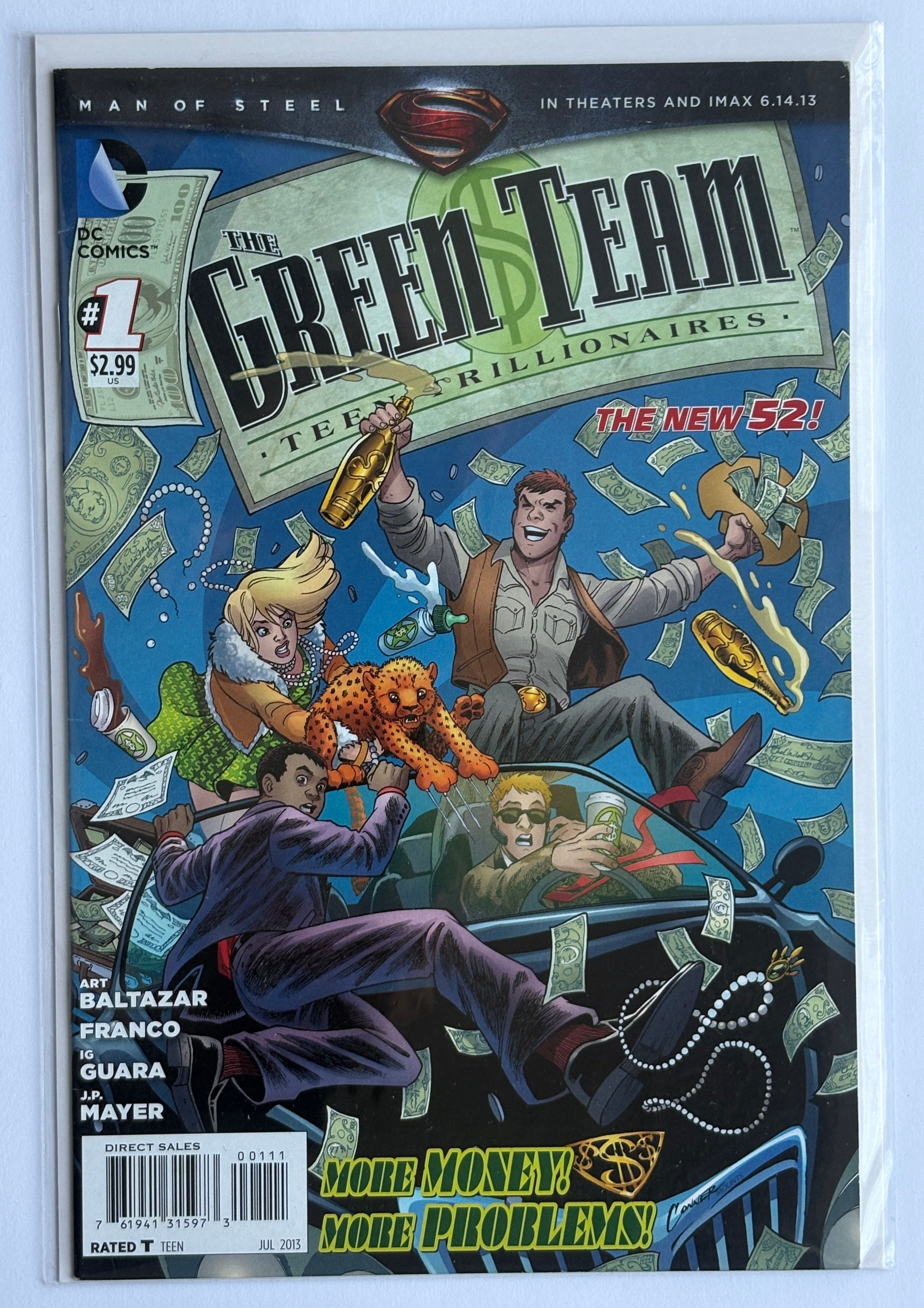 The Green Team #1 The New 52 - 1st Print DC Comics - July 2013 F/VF 7.0