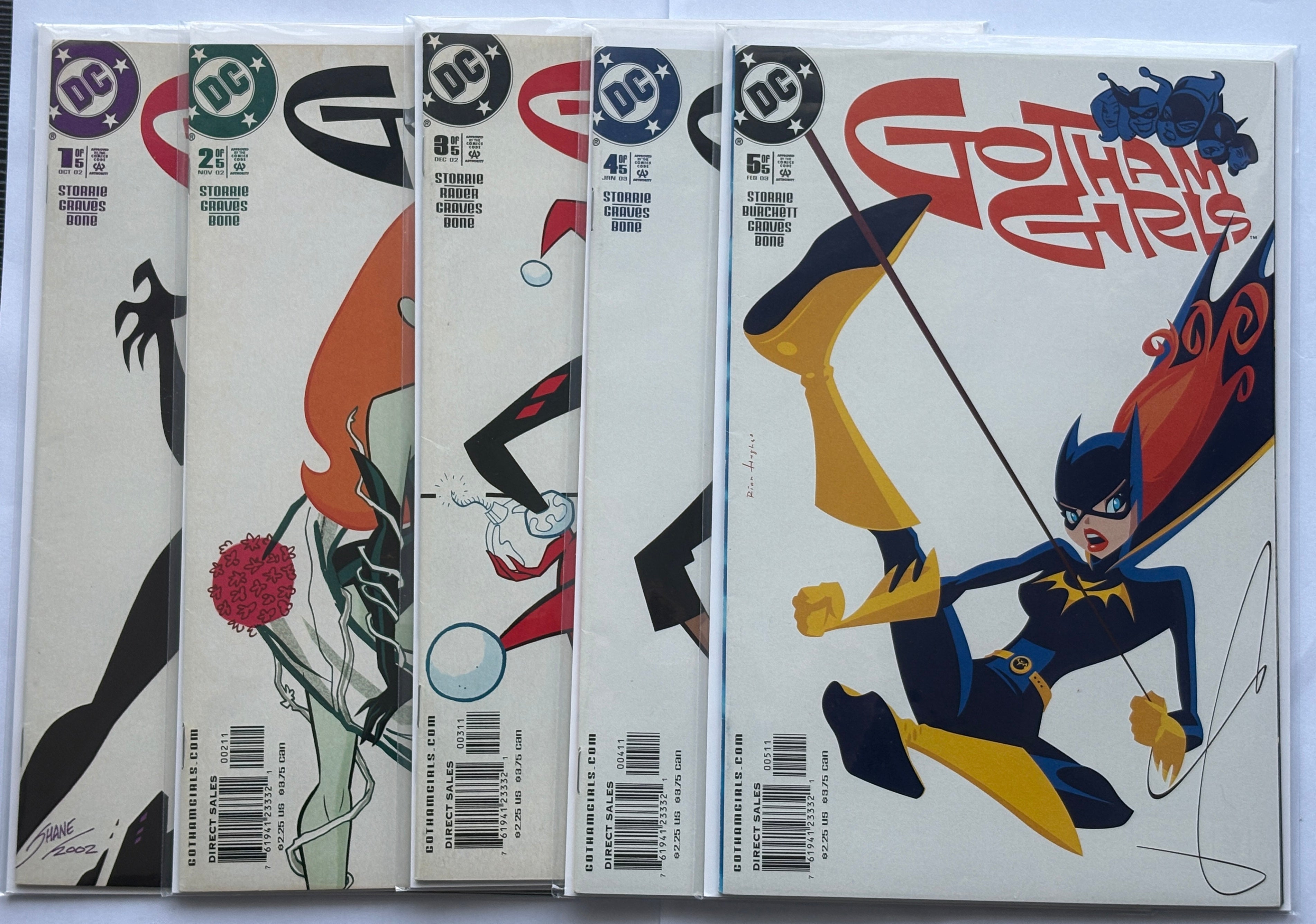 Gotham Girls #1 to 5 Complete Set (5 issues) 1st Print DC Comics 2003 VF+ 8.5