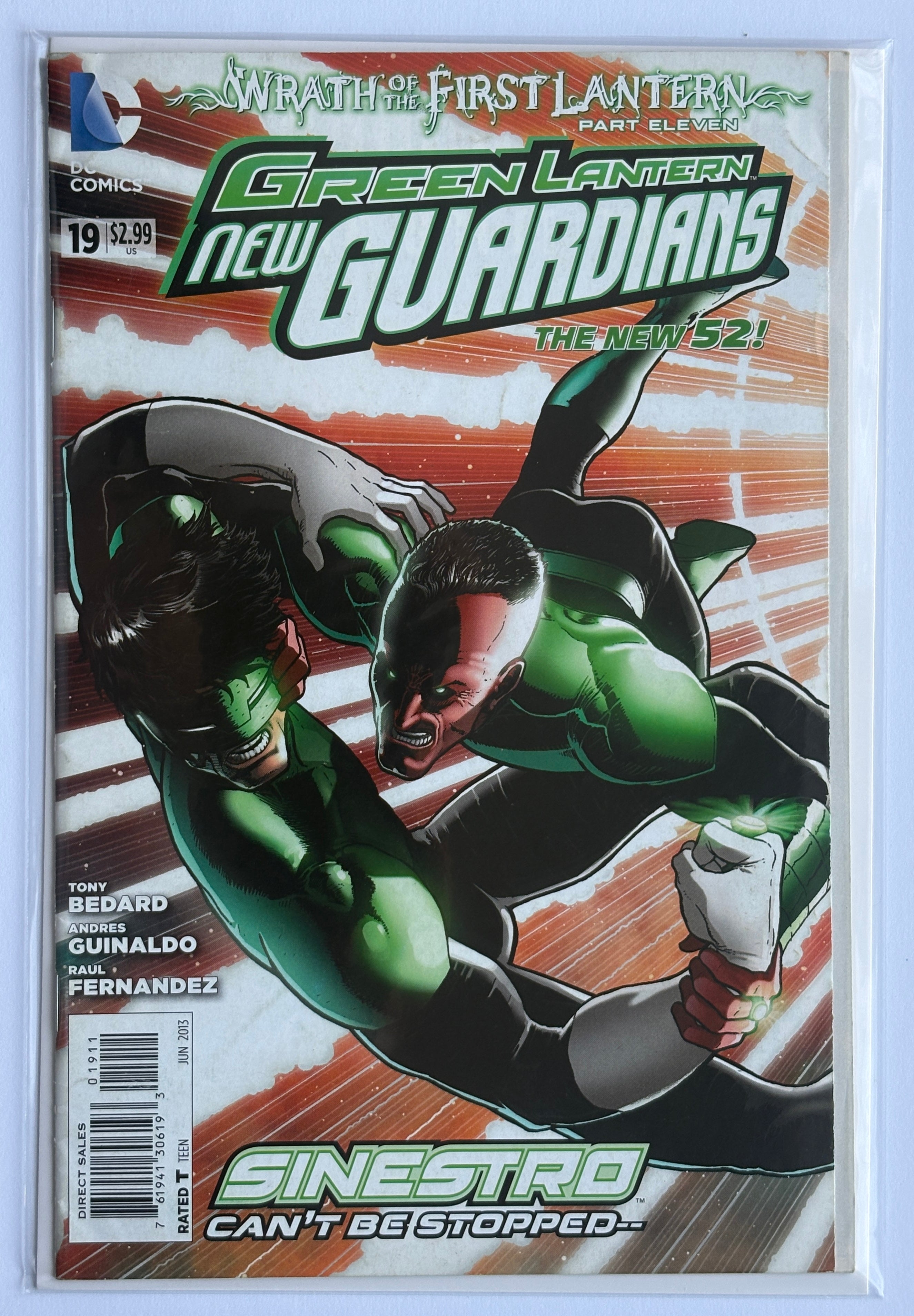 Green Lantern New Guardians #19 - 1st Printing DC Comics June 2013 FN- 5.5