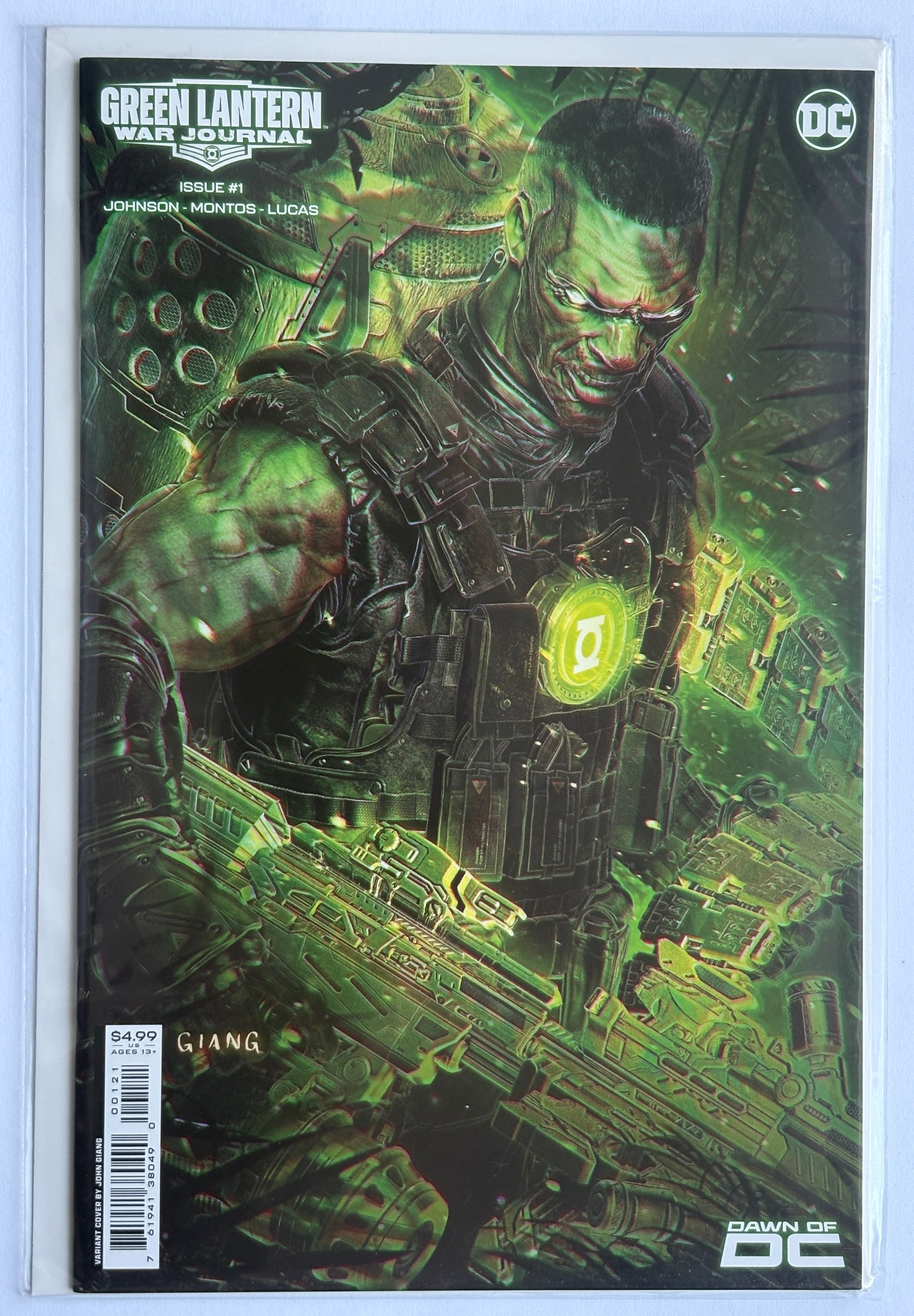 Green Lantern: War Journal #1 - Variant Cover DC Comics November 2023 VF/NM 9.0