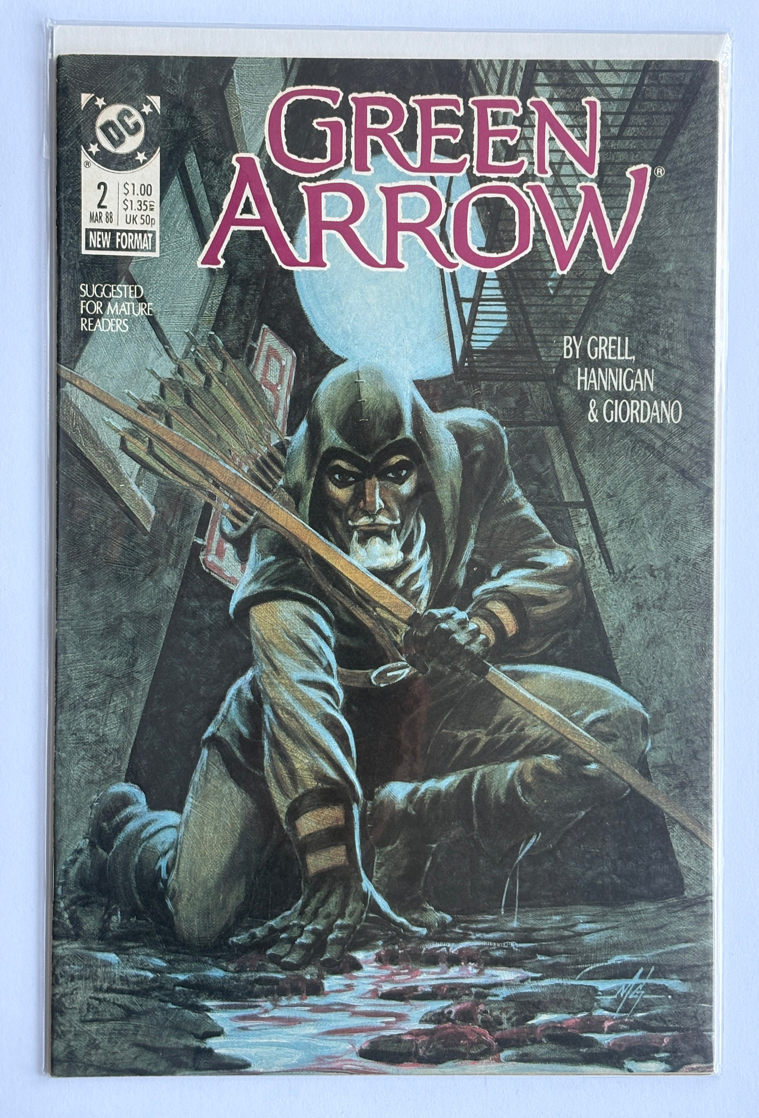 Green Arrow #2 - DC Comics March 1988 F/VF 7.0