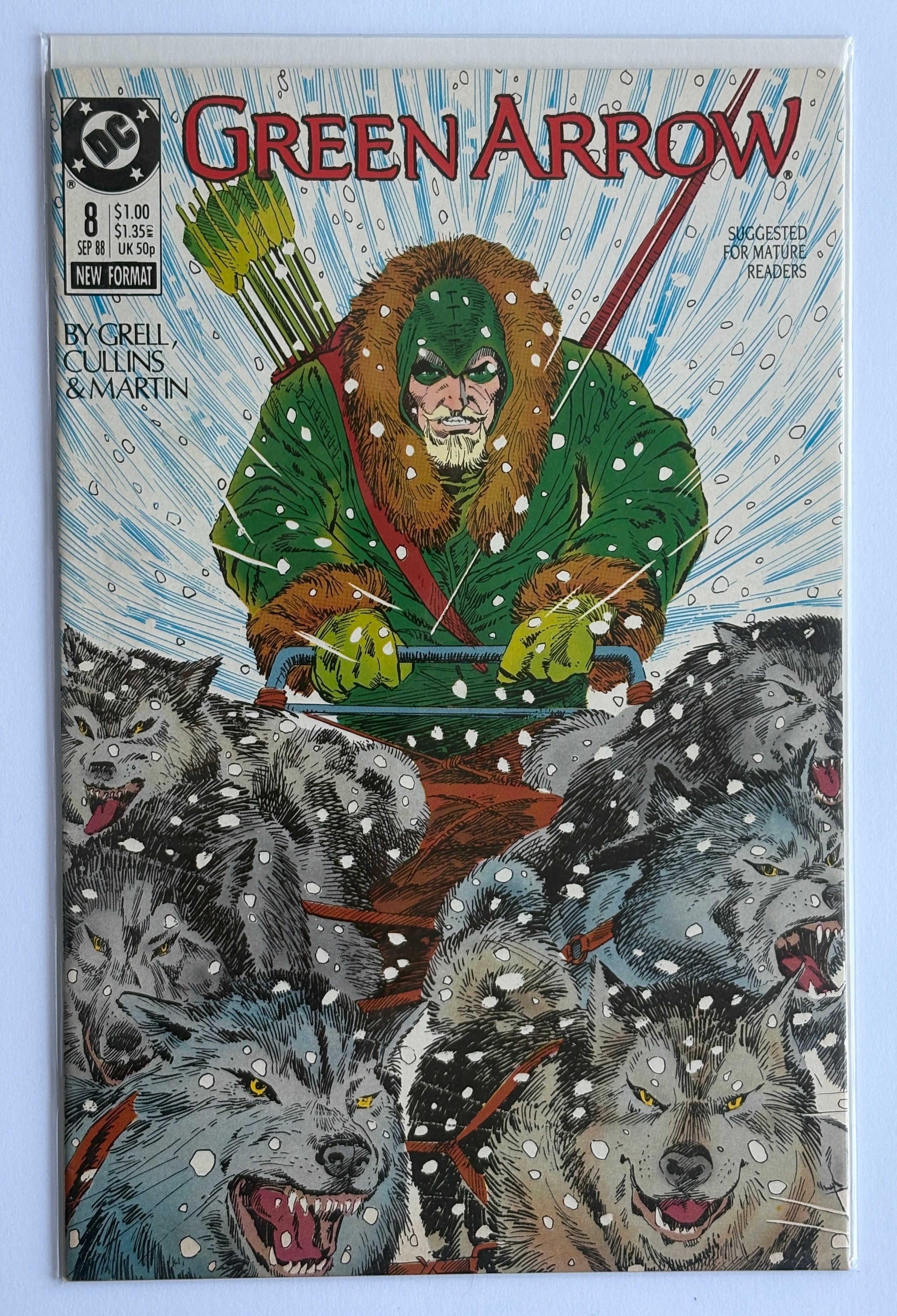 Green Arrow #8 - DC Comics September 1988 F/VF 7.0
