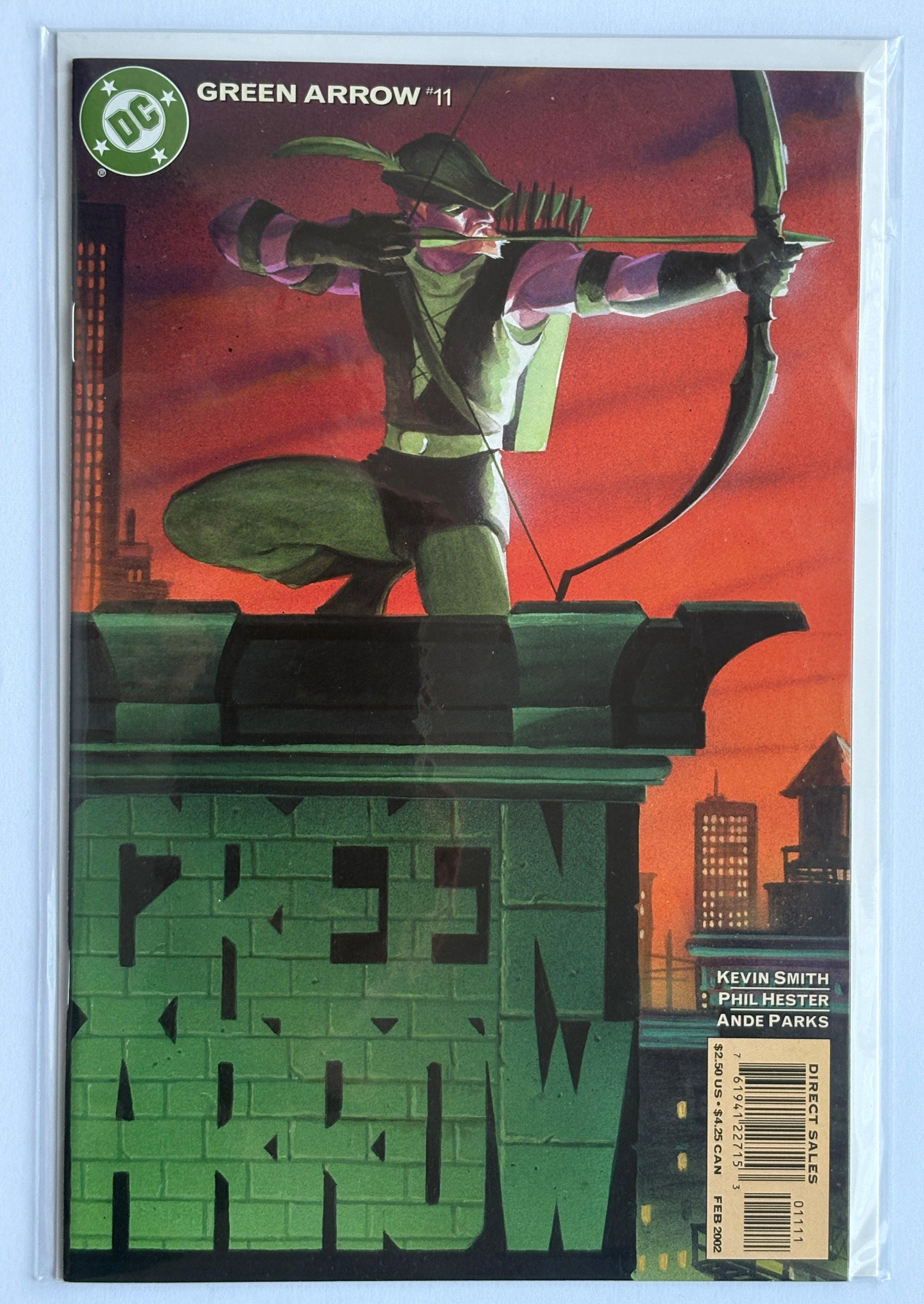 Green Arrow #11 - 1st Print - DC Comics February 2002 VF/NM 9.0