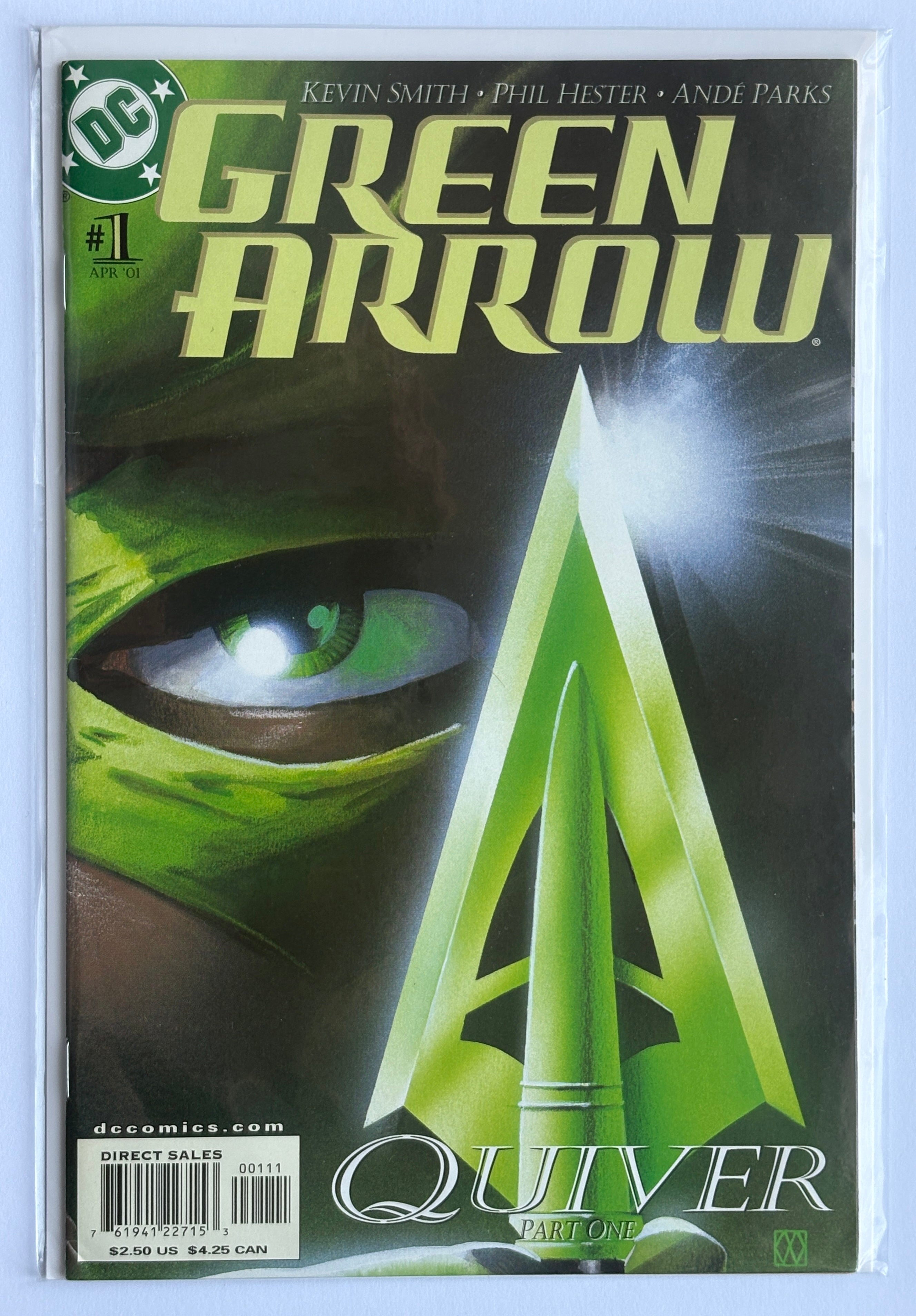 Green Arrow #1 - Quiver Part 1 - 1st Print - DC Comics April 2001 F/VF 7.0