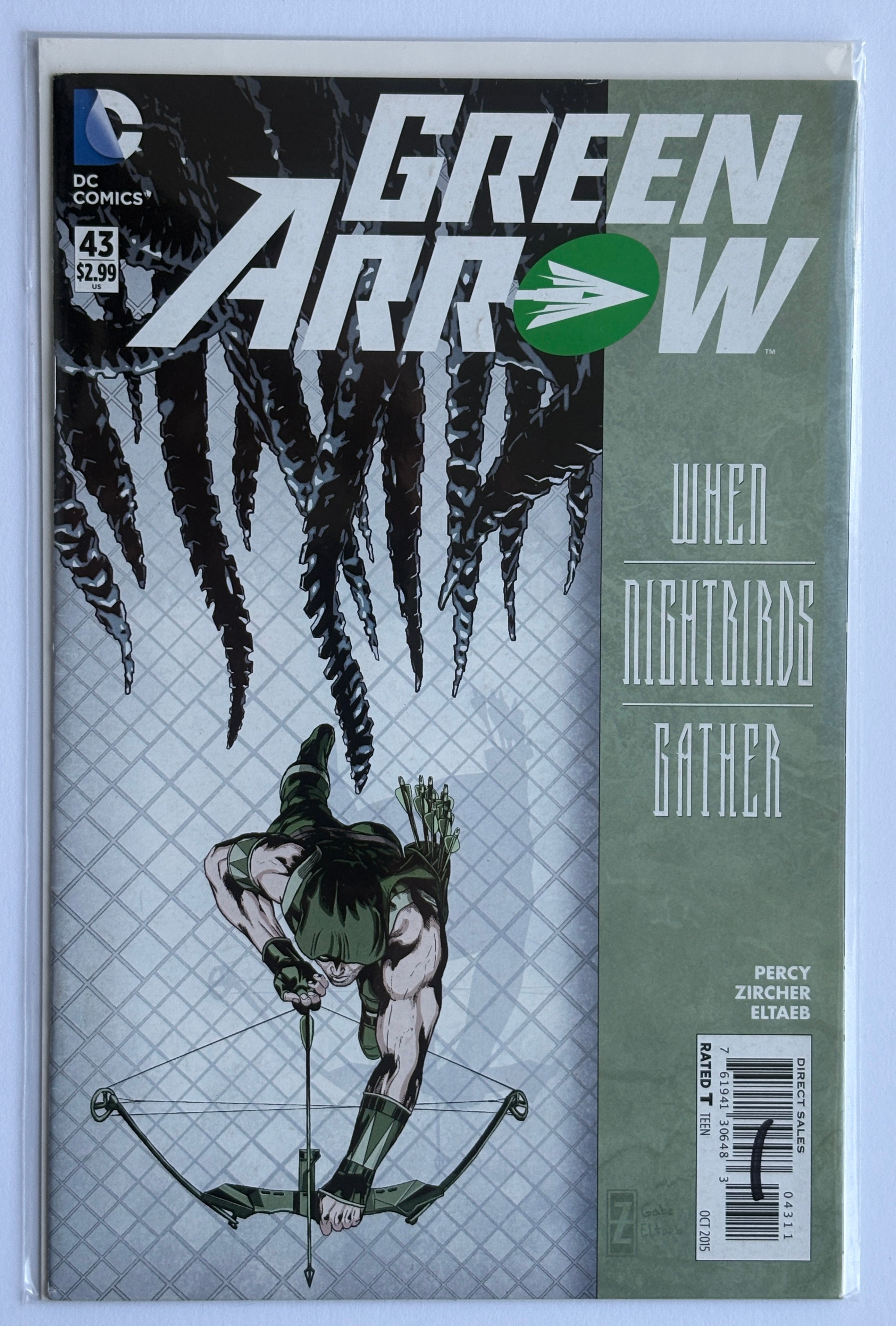 Green Arrow #43 - 1st Print - DC Comics October 2015 F/VF 7.0