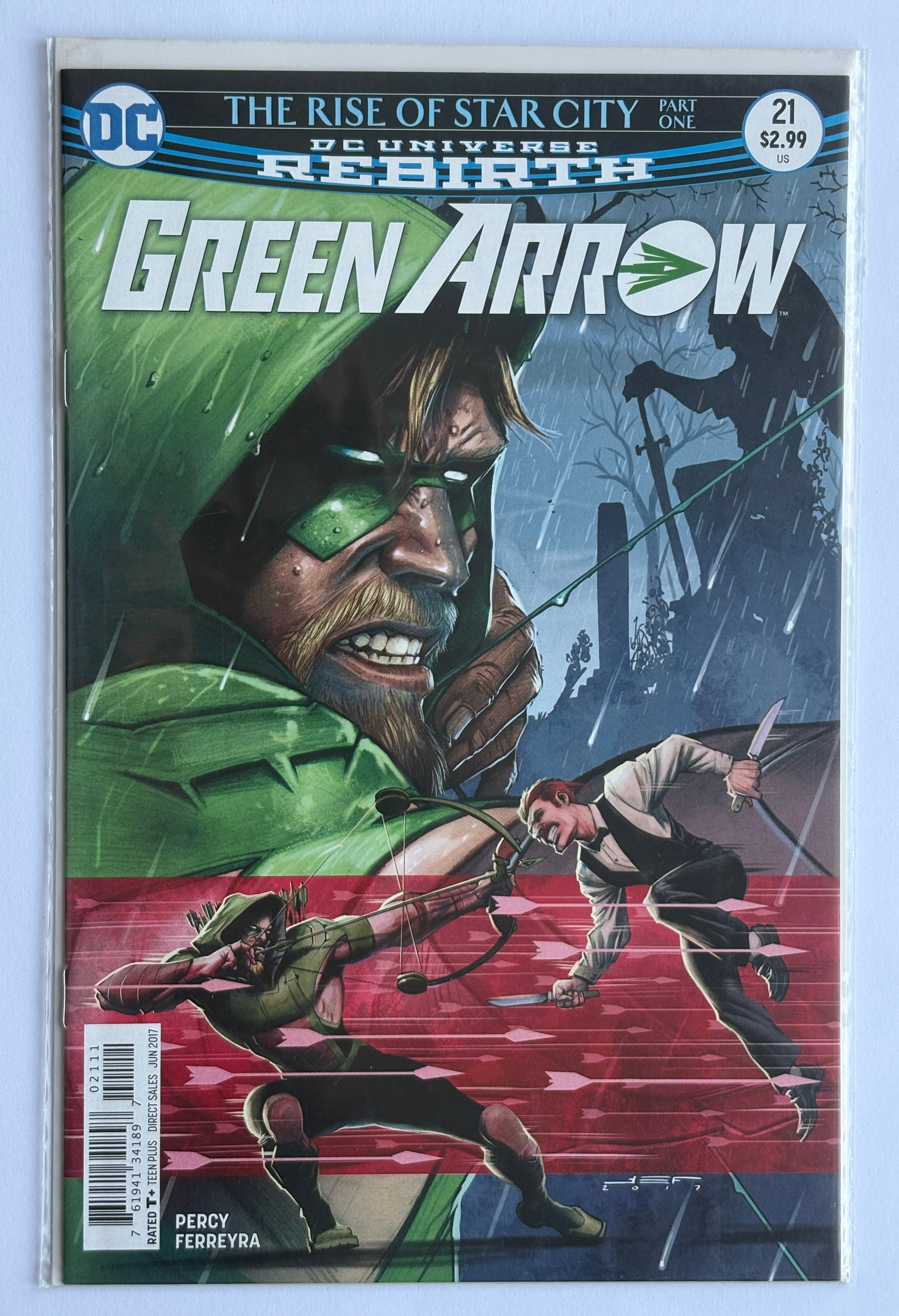 Green Arrow #21 - 1st Print - DC Comics June 2017 VF 8.0