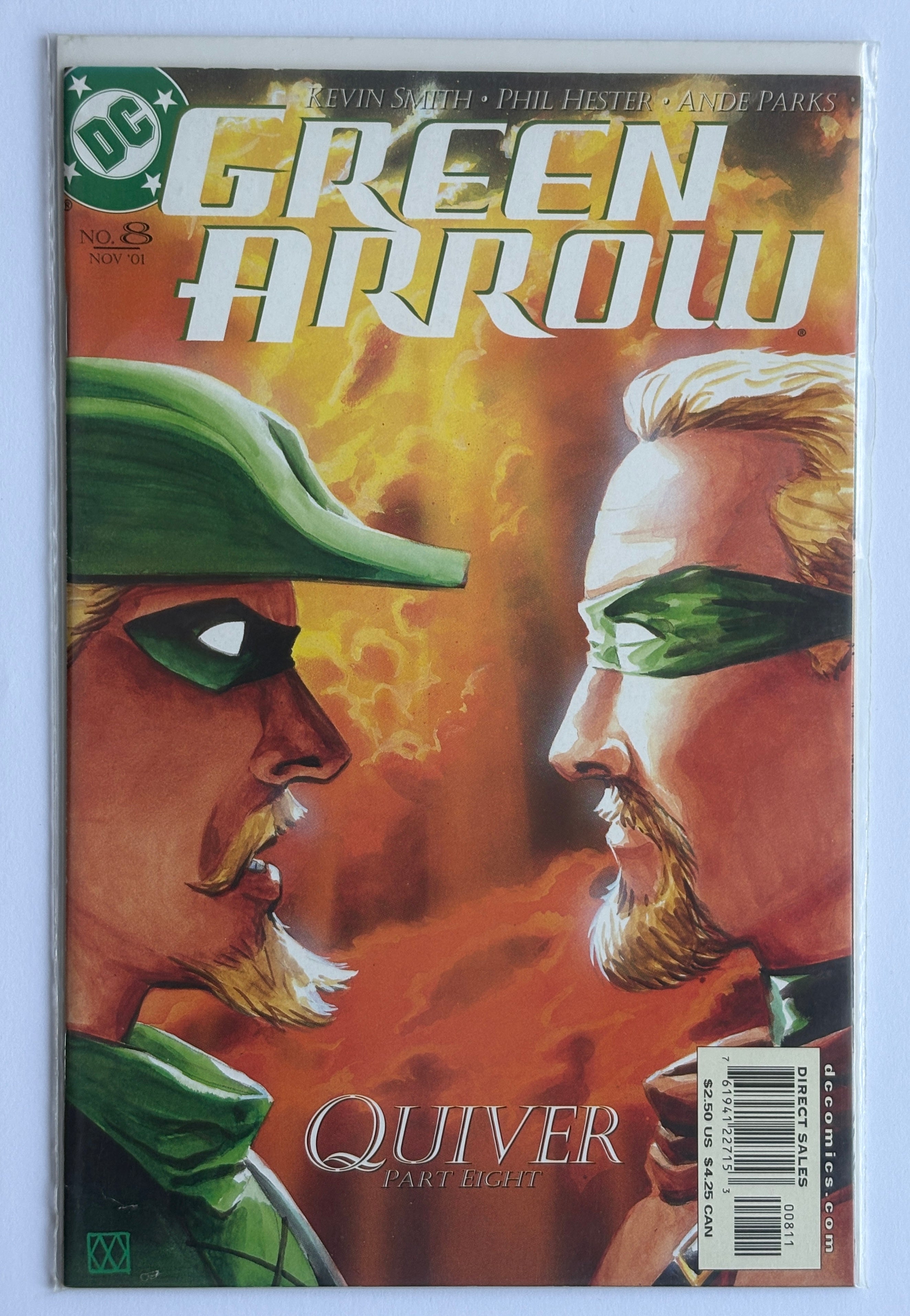 Green Arrow #8 - Quiver Part 8 - 1st Print - DC Comics November 2001 F/VF 7.0