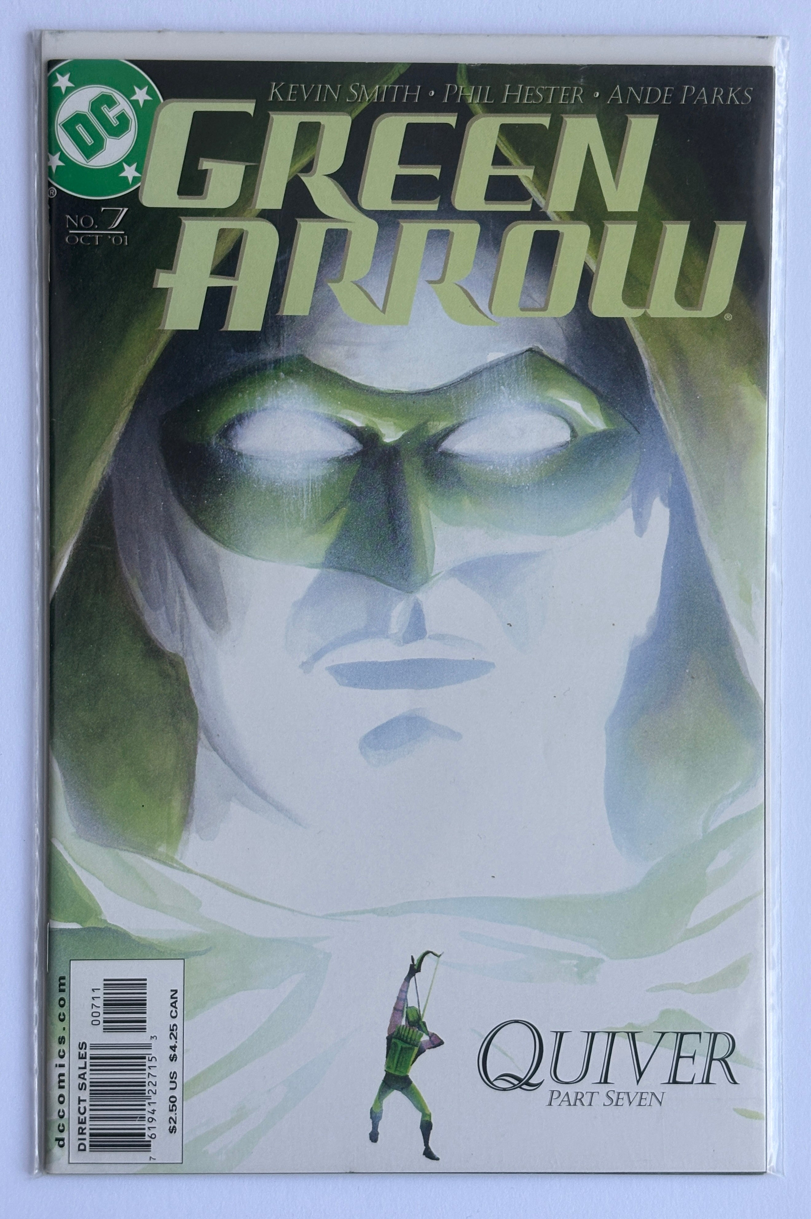 Green Arrow #7 - Quiver Part 7 - 1st Print - DC Comics October 2001 VF- 7.5