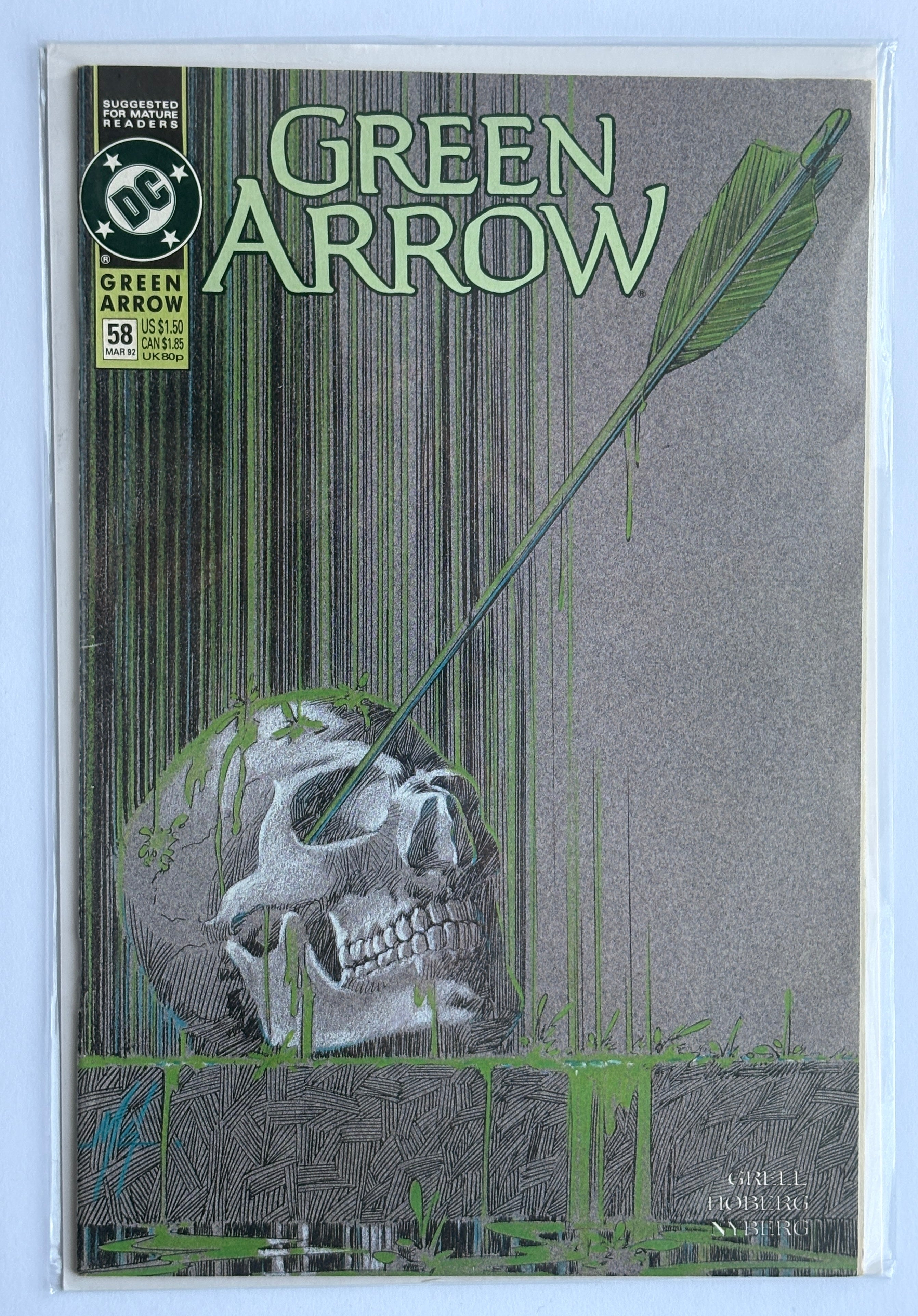 Green Arrow #58 - DC Comics March 1992 VF 8.0