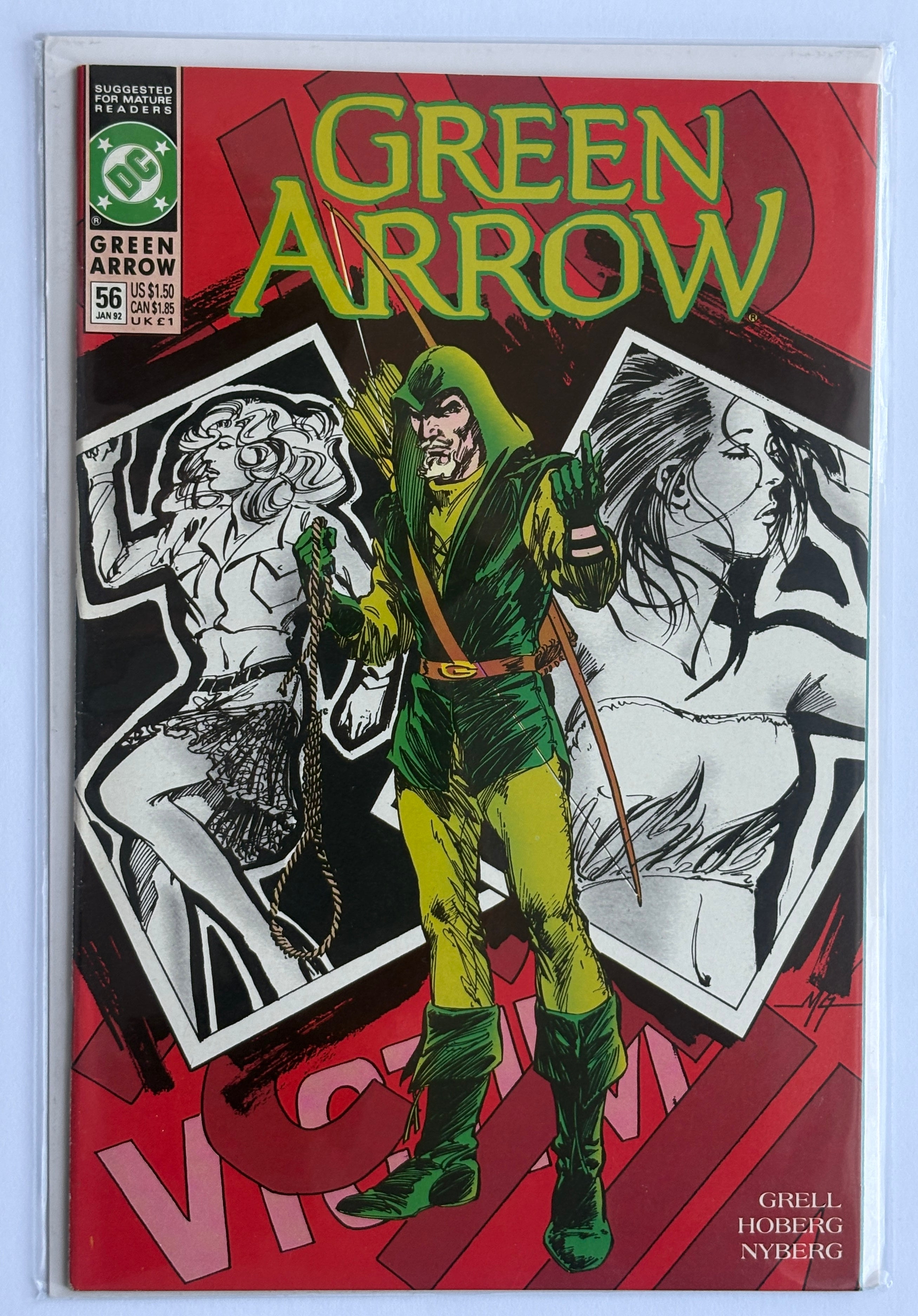 Green Arrow #56 - DC Comics January 1992 VF+ 8.5