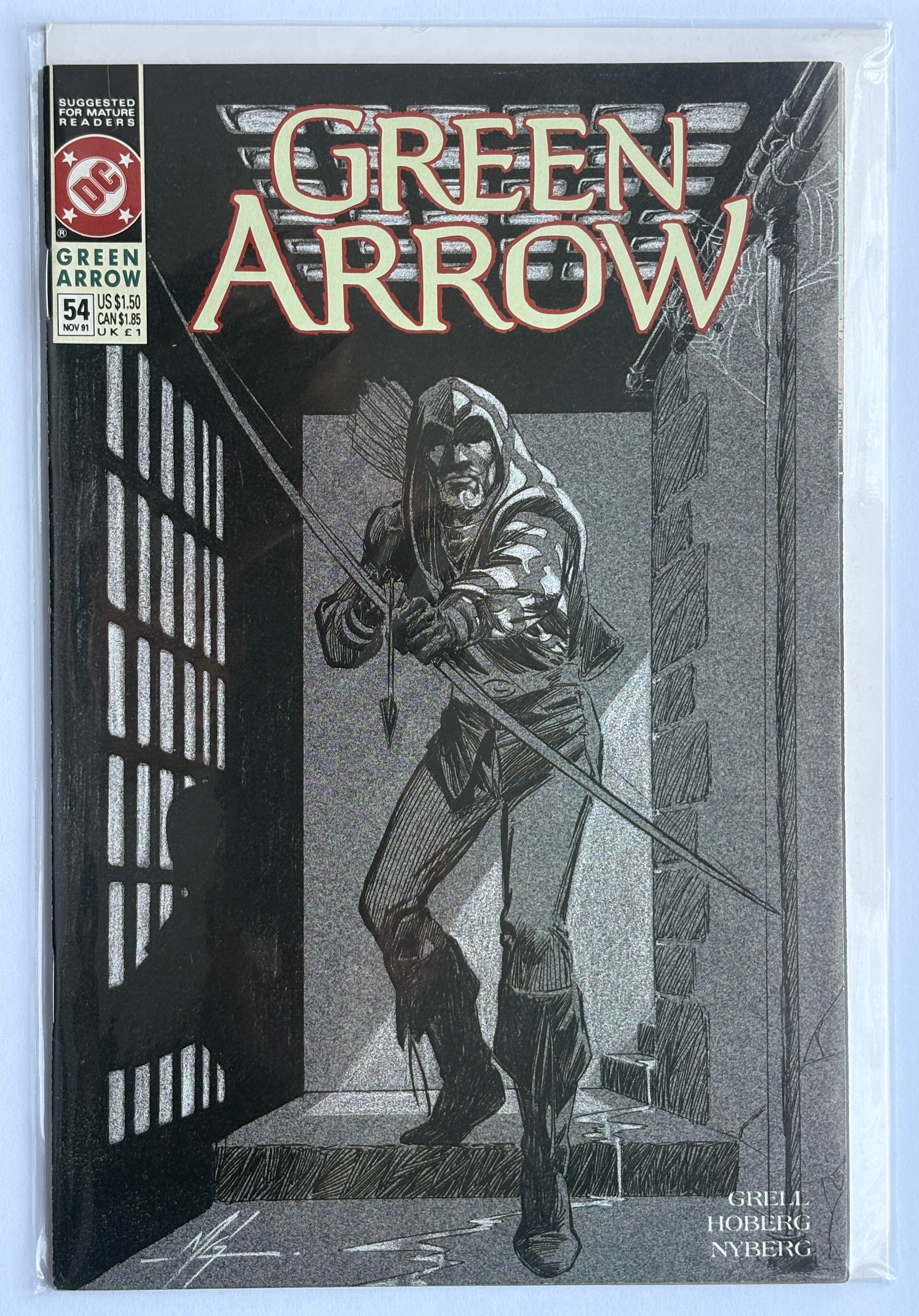 Green Arrow #54 - DC Comics November 1991 VF+ 8.5