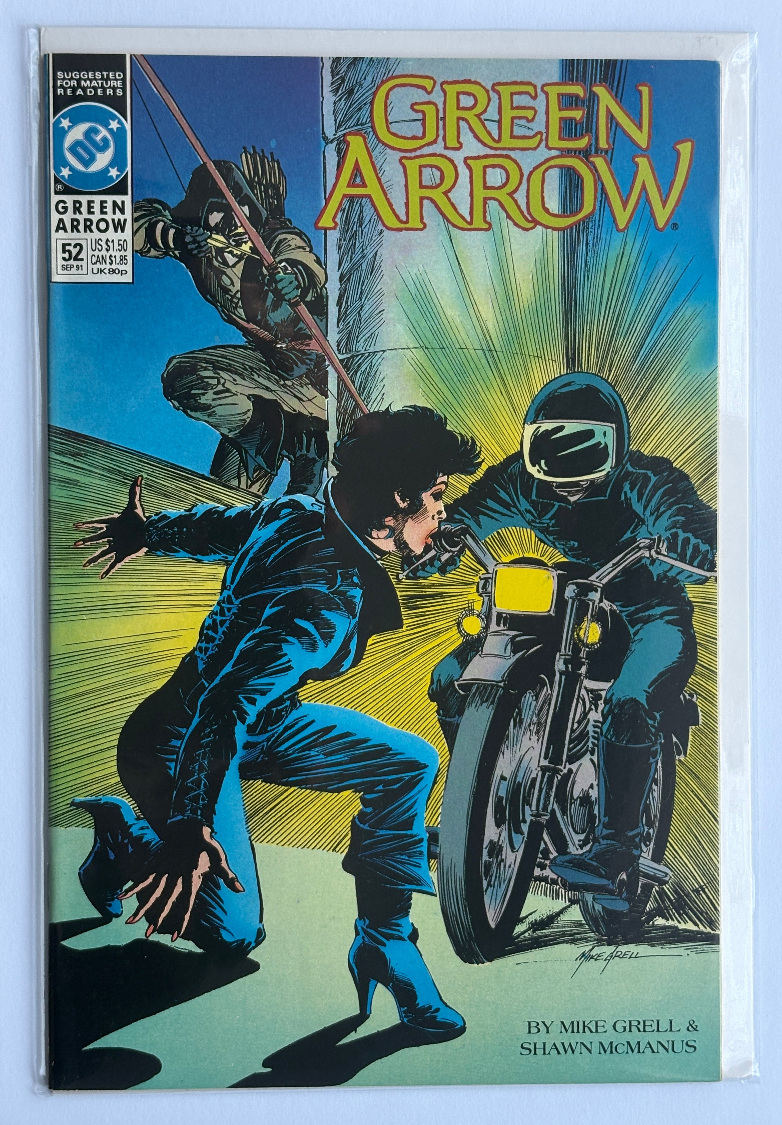 Green Arrow #52 - DC Comics September 1991 VF+ 8.5