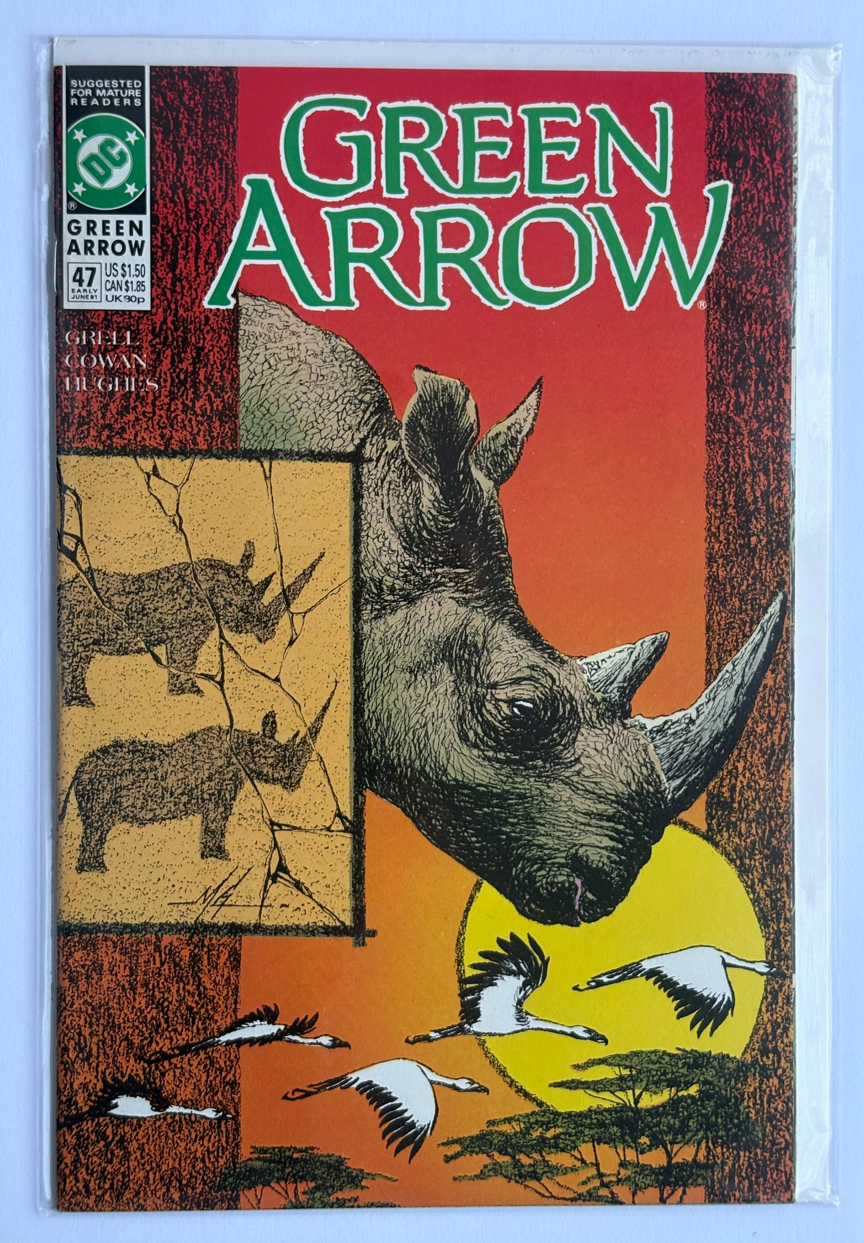 Green Arrow #47 - DC Comics Early June 1991 VF+ 8.5