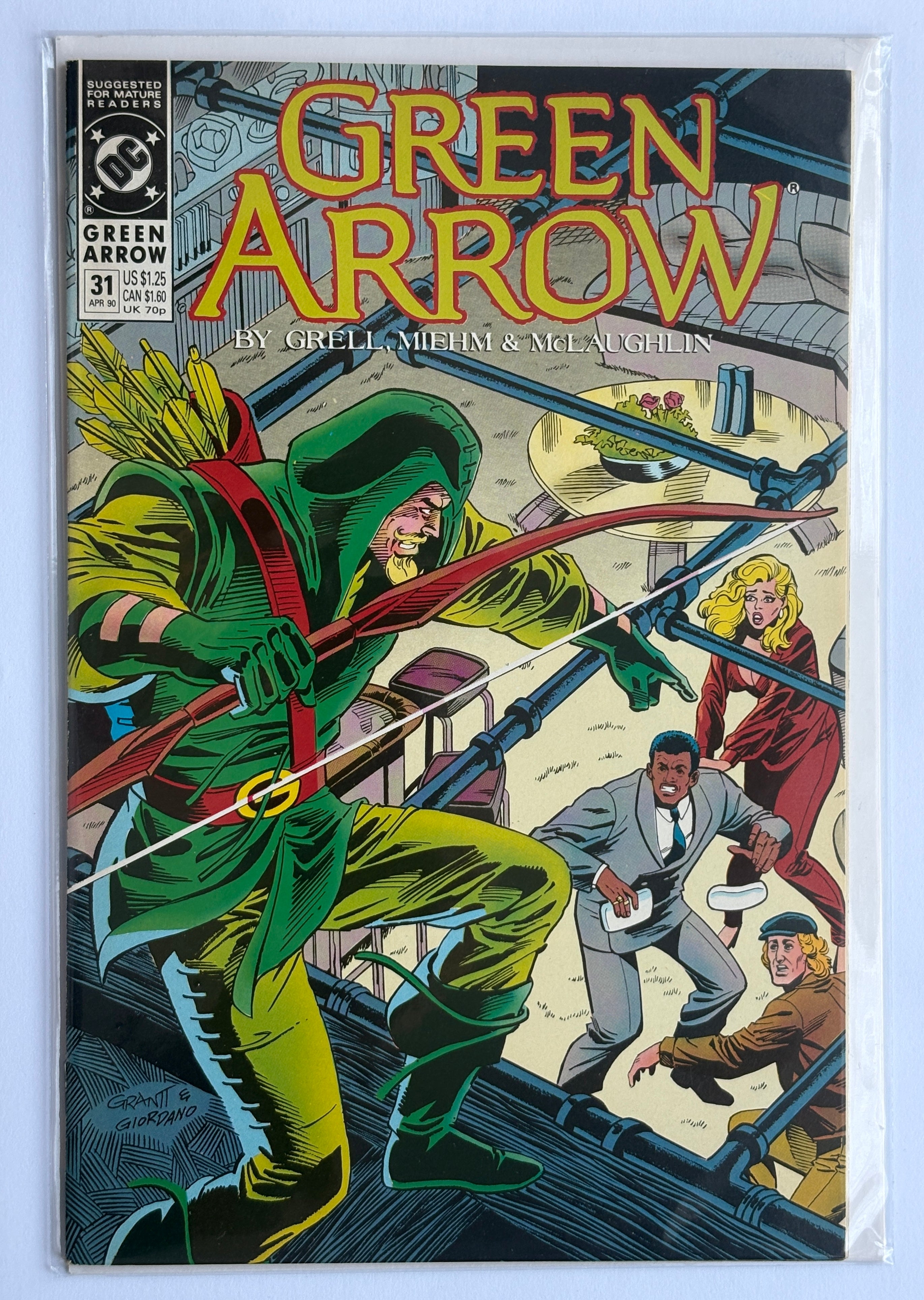 Green Arrow #31 - DC Comics April 1990 VF+ 8.5