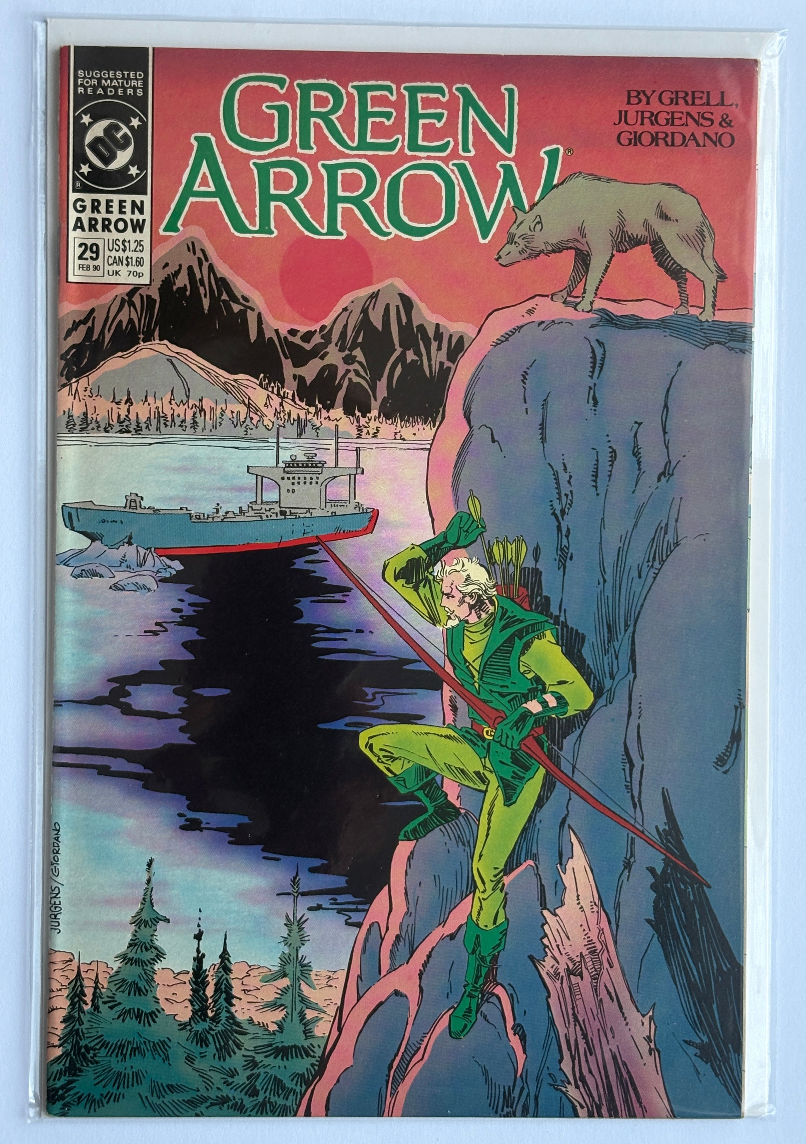 Green Arrow #29 - DC Comics February 1990 VF+ 8.5