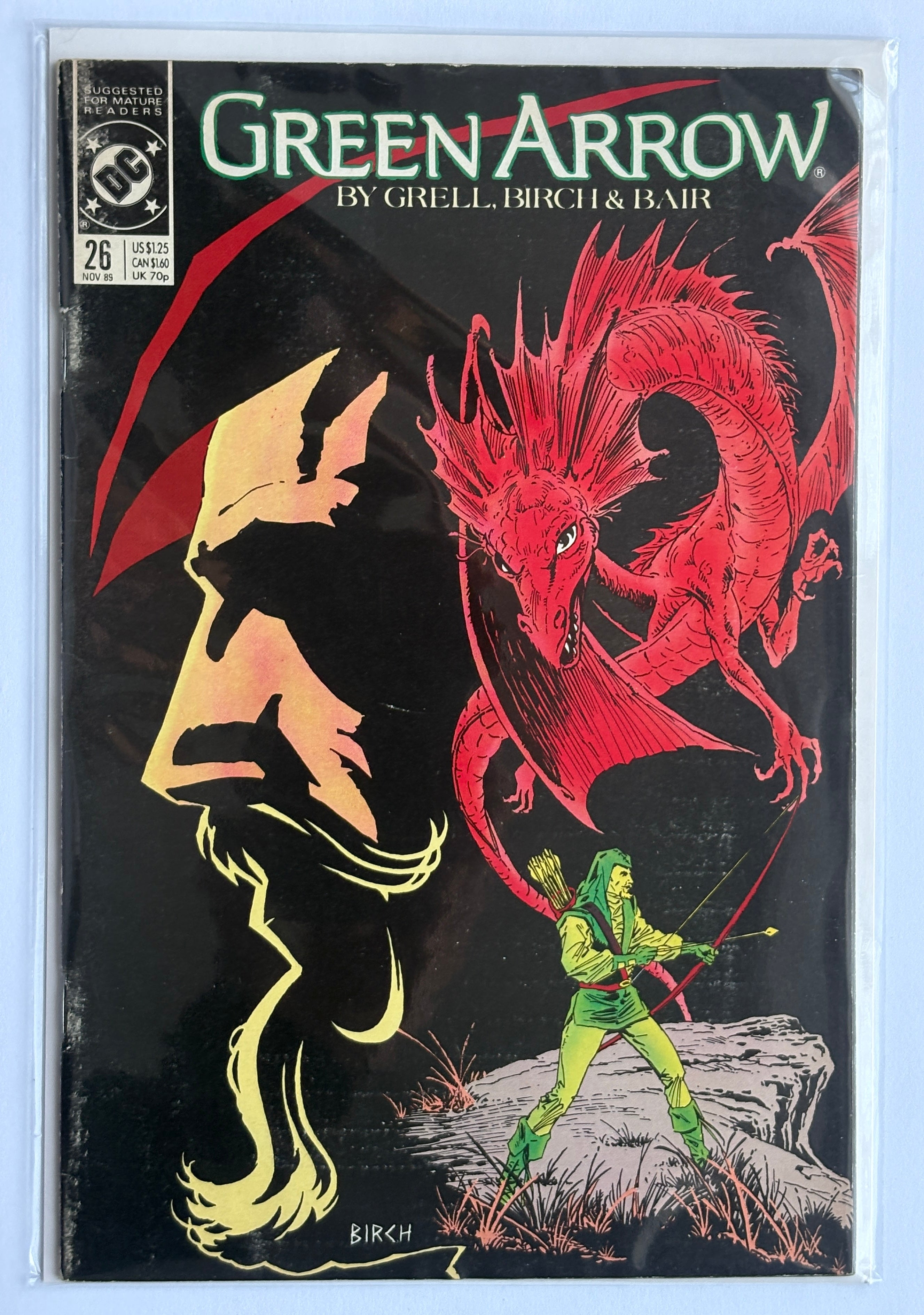 Green Arrow #26 - DC Comics November 1989 FN 6.0