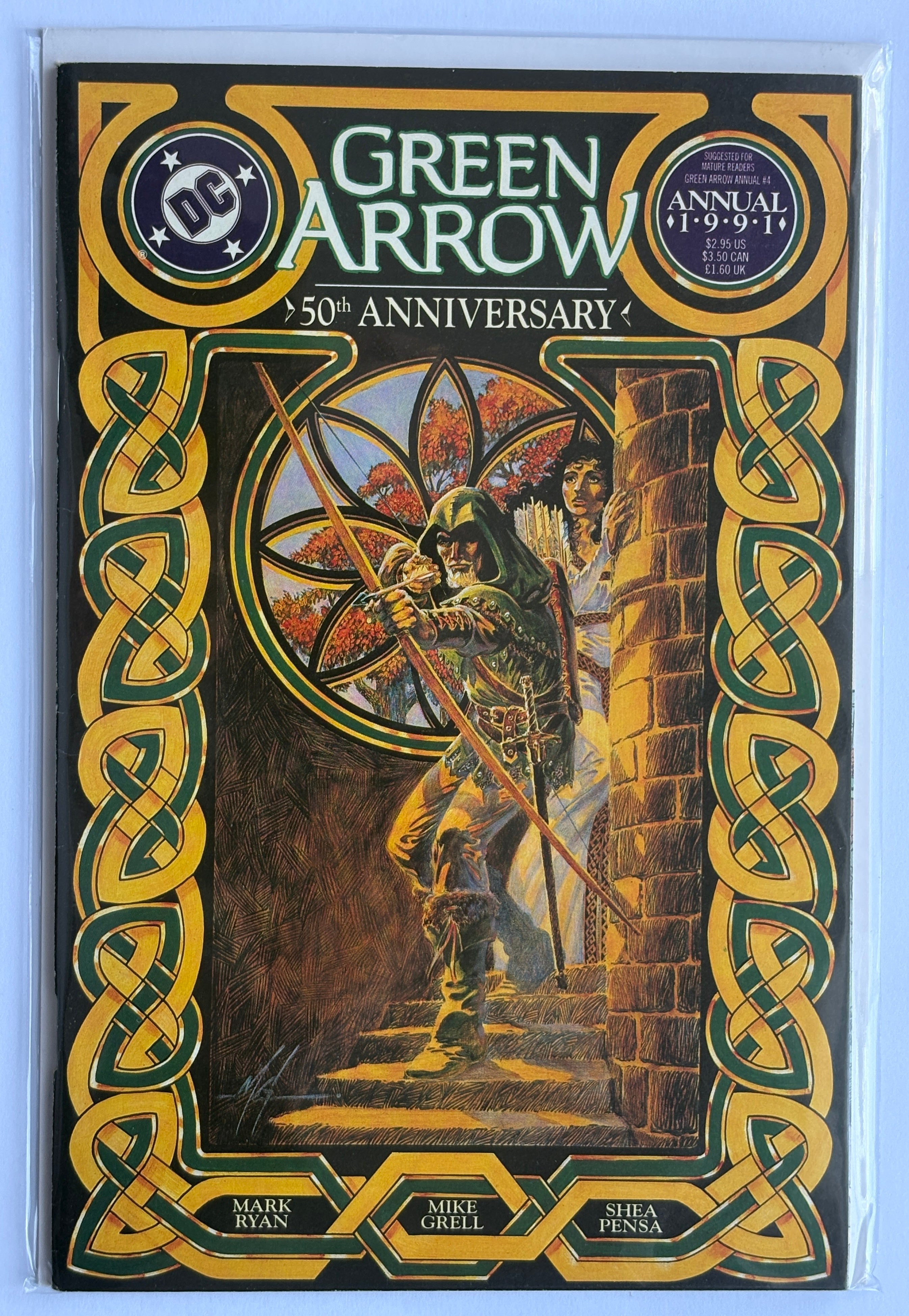 Green Arrow Annual 1991 - 50th Anniversary DC Comics VF+ 8.5