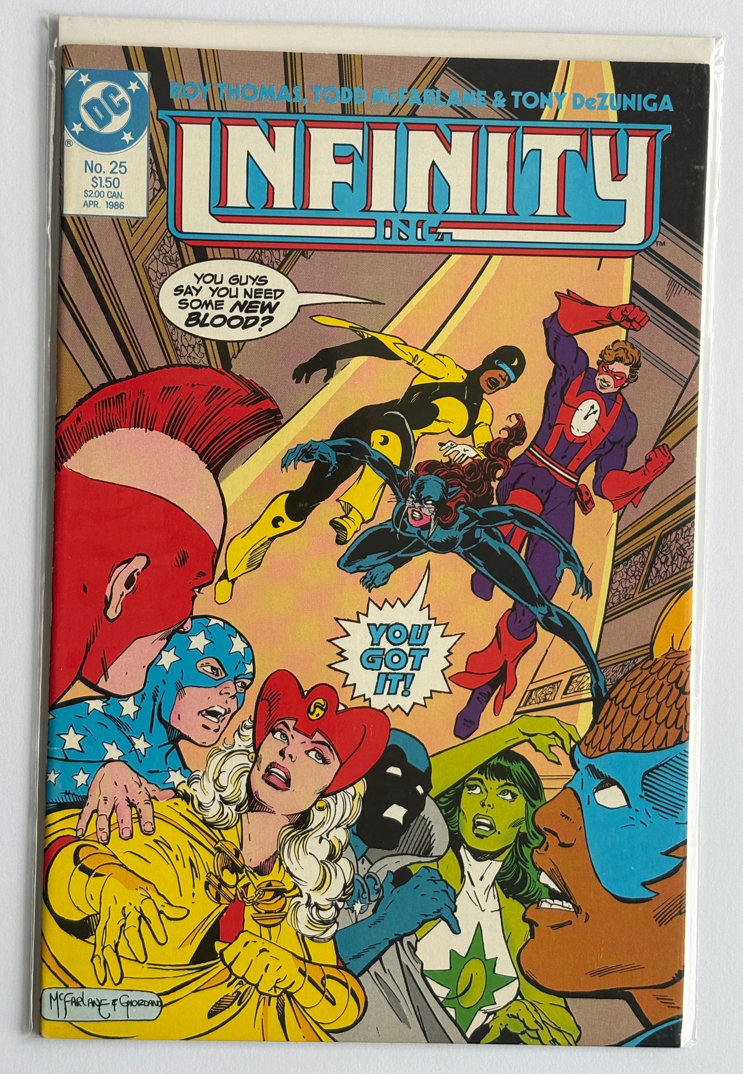 Infinity Inc. #25 - DC Comics - April 1986 VF+ 8.5