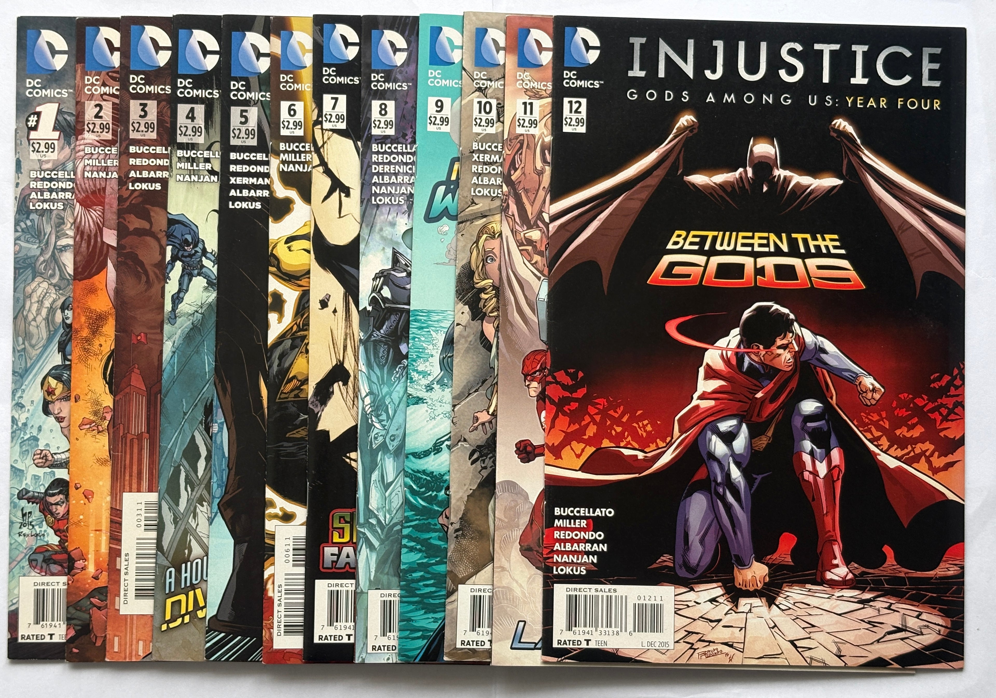 Injustice: Gods Among Us: Year Four #1 to 12 (12 Issues) DC Comics 2015 VF 8.0