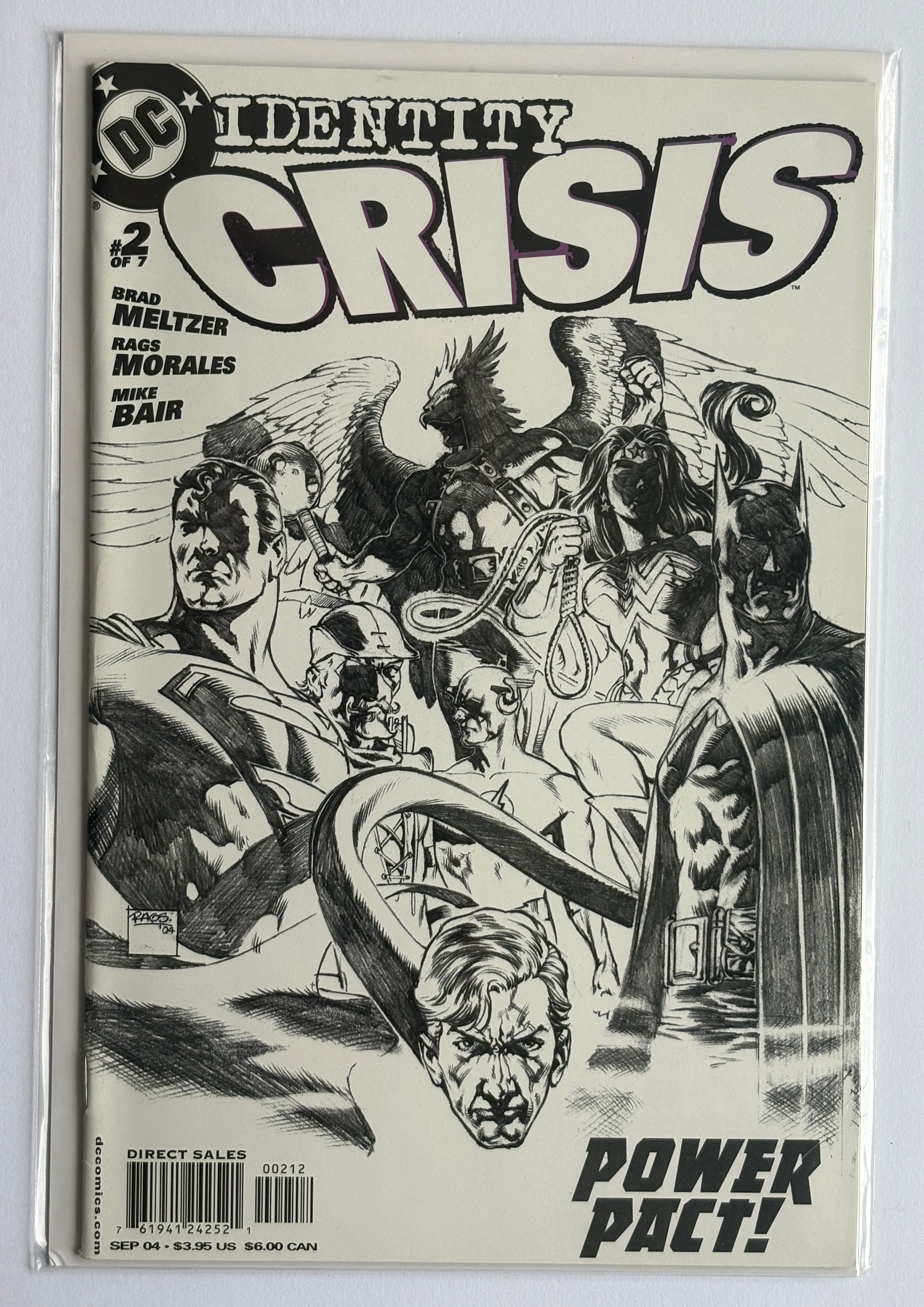 Identity Crisis #2 (2 of 7) 2nd Printing DC Comics September 2004 VF+ 8.5