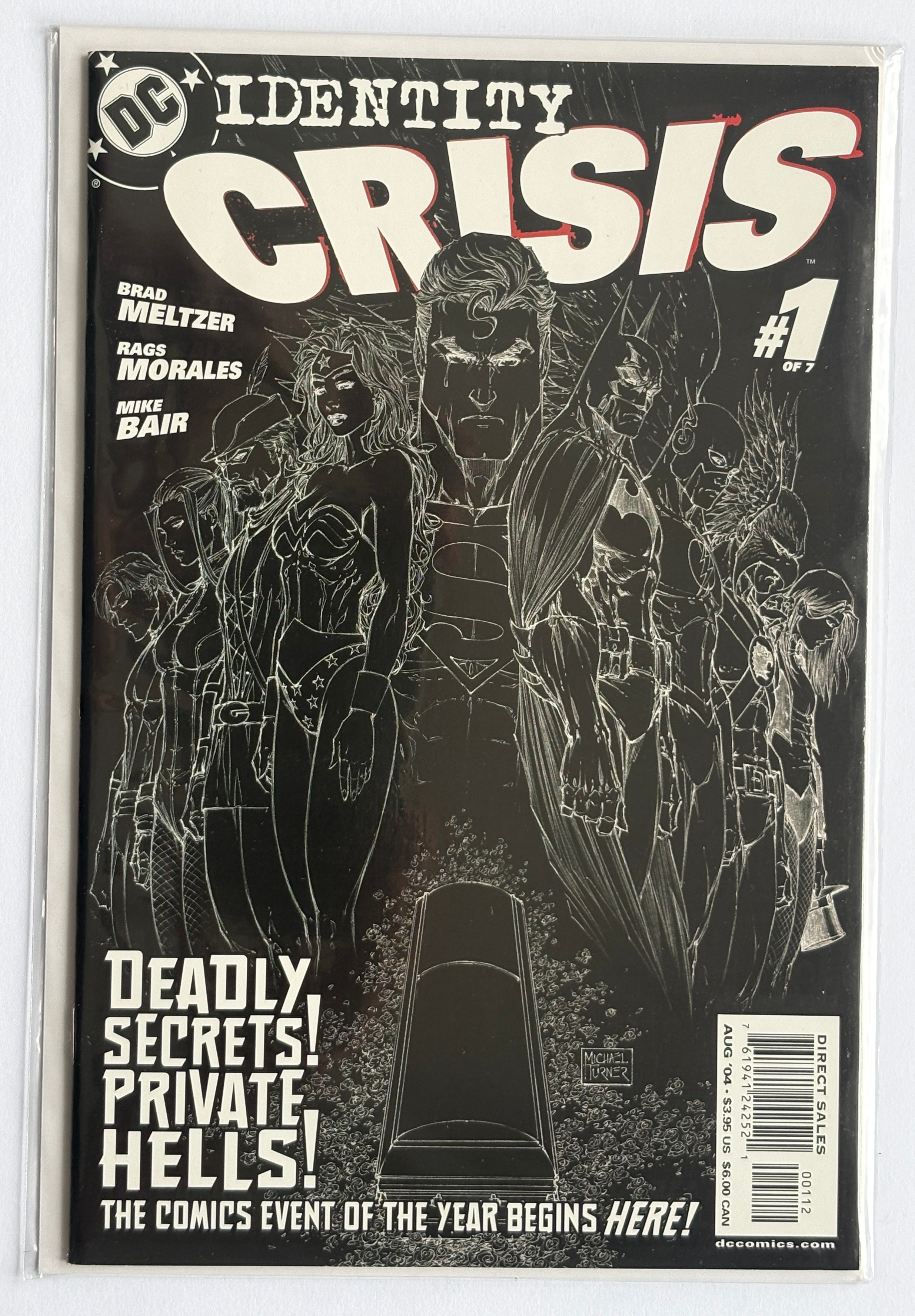 Identity Crisis #1 (1 of 7) 2nd Print DC Comics August 2004 VF 8.0