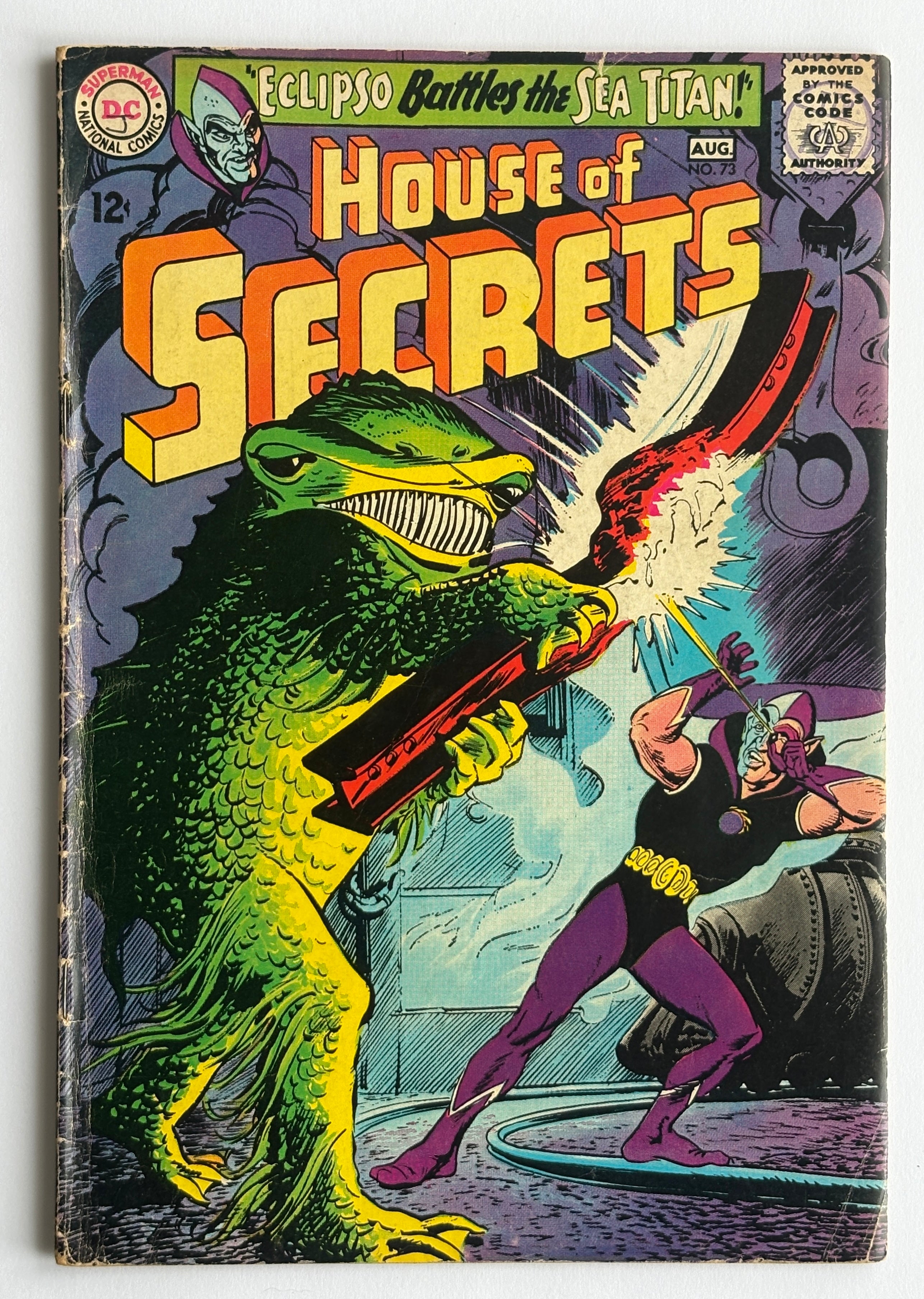 House of Secrets #73 - Eclipso Battles the Sea Titan! - DC August 1965 VG 4.0
