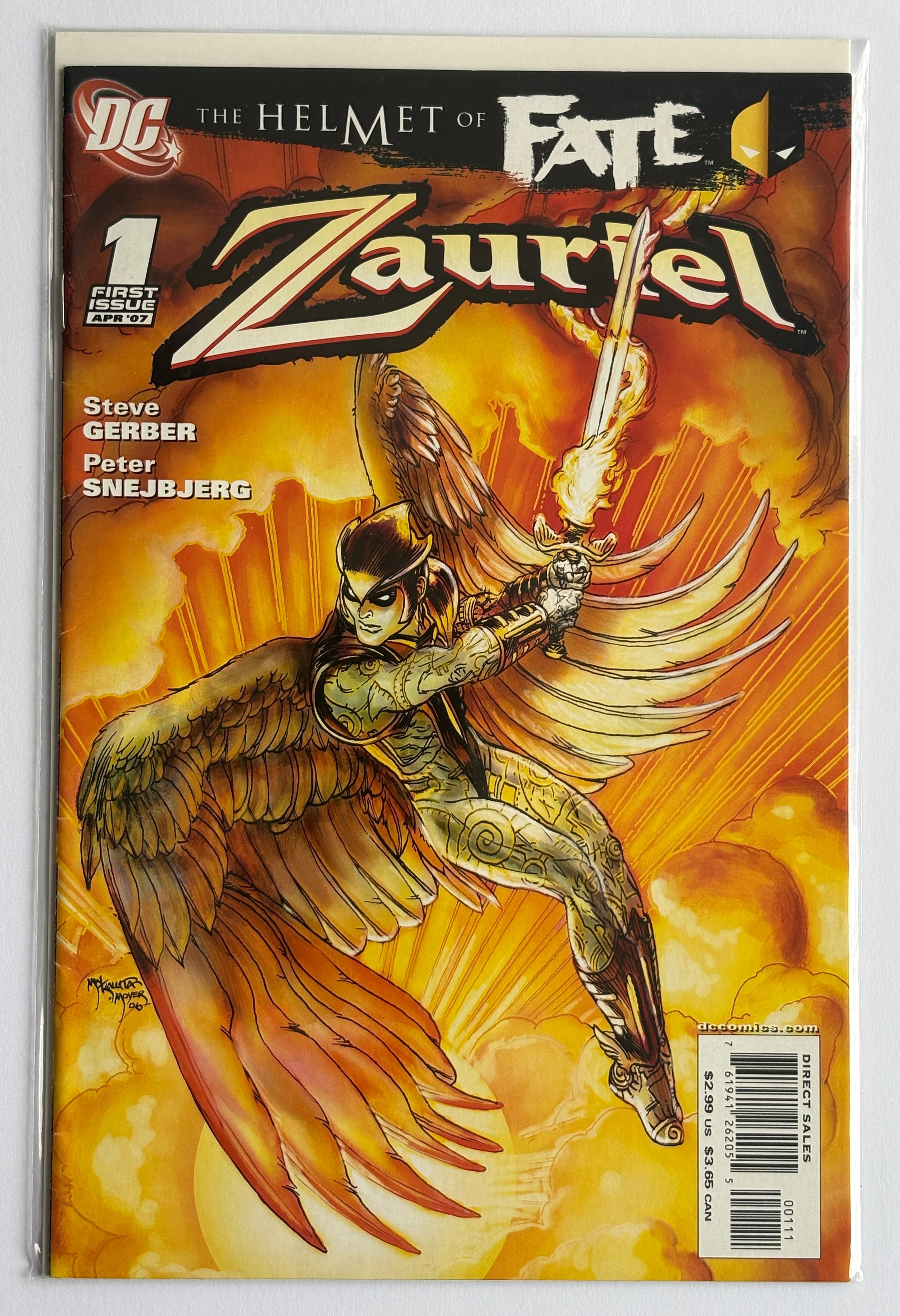 Helmet of Fate: Zauriel #1 - 1st Printing DC  April 2007 F/VF 7.0