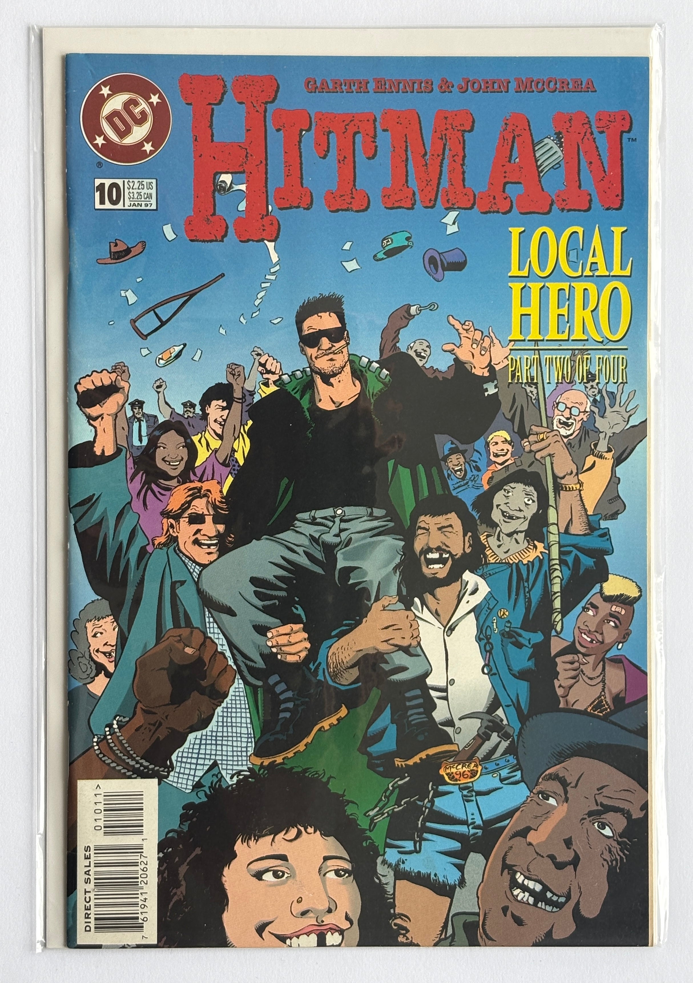 Hitman #10 - 1st Printing DC Comics January 1997 VF+ 8.5