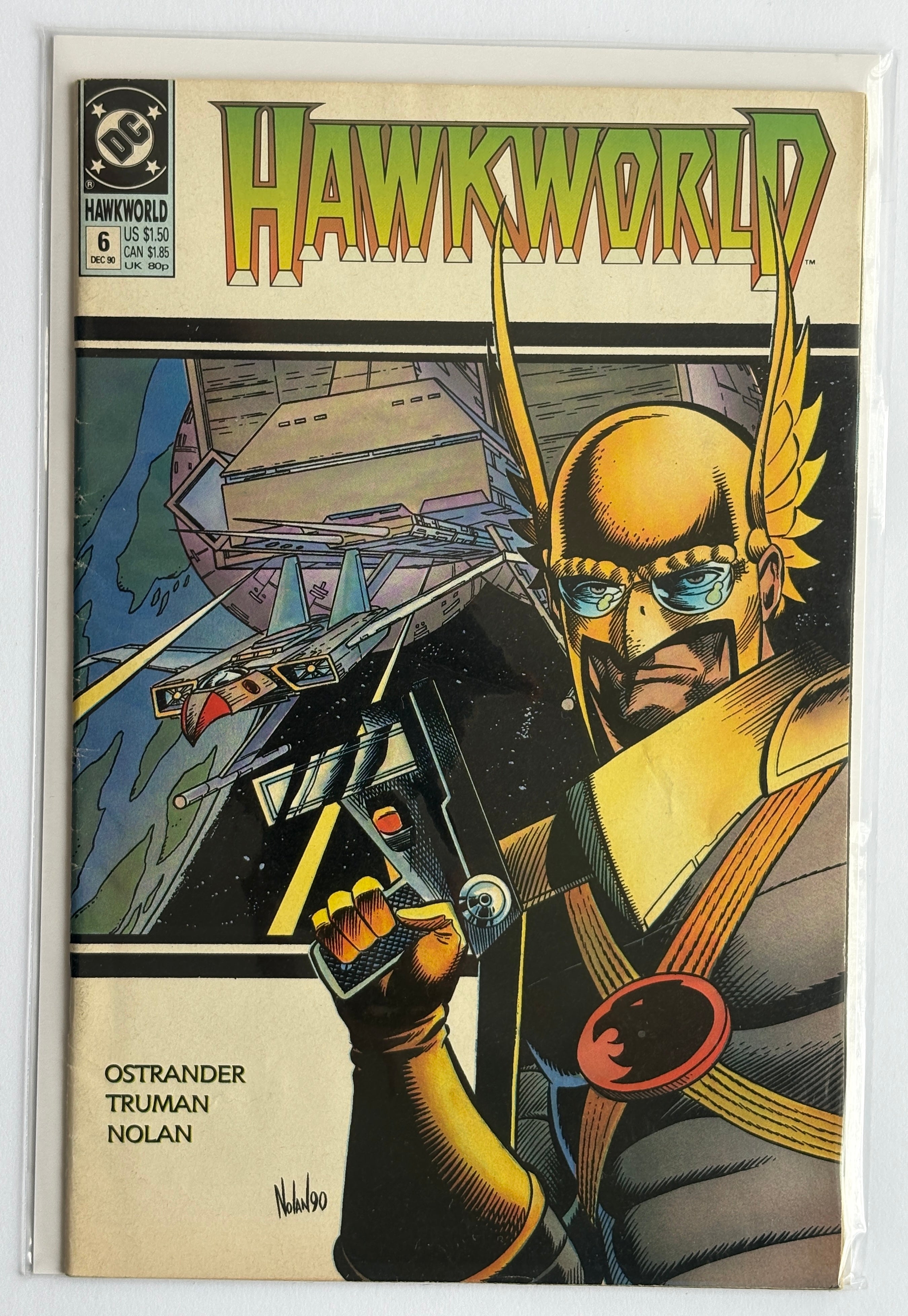 Hawkworld #6 - DC Comics December 1990 FN 6.0