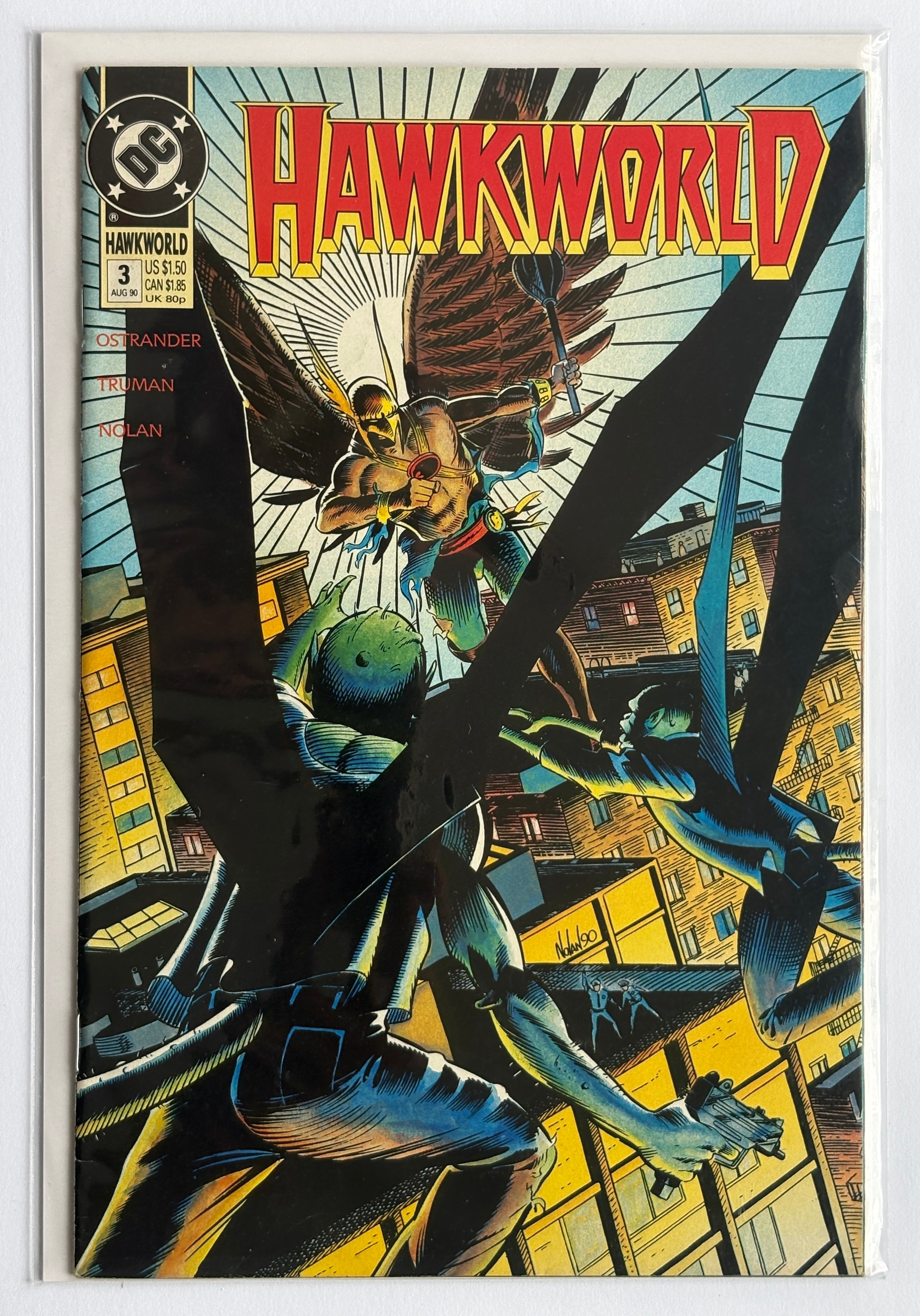 Hawkworld #3 - DC Comics August 1990 FN+ 6.5
