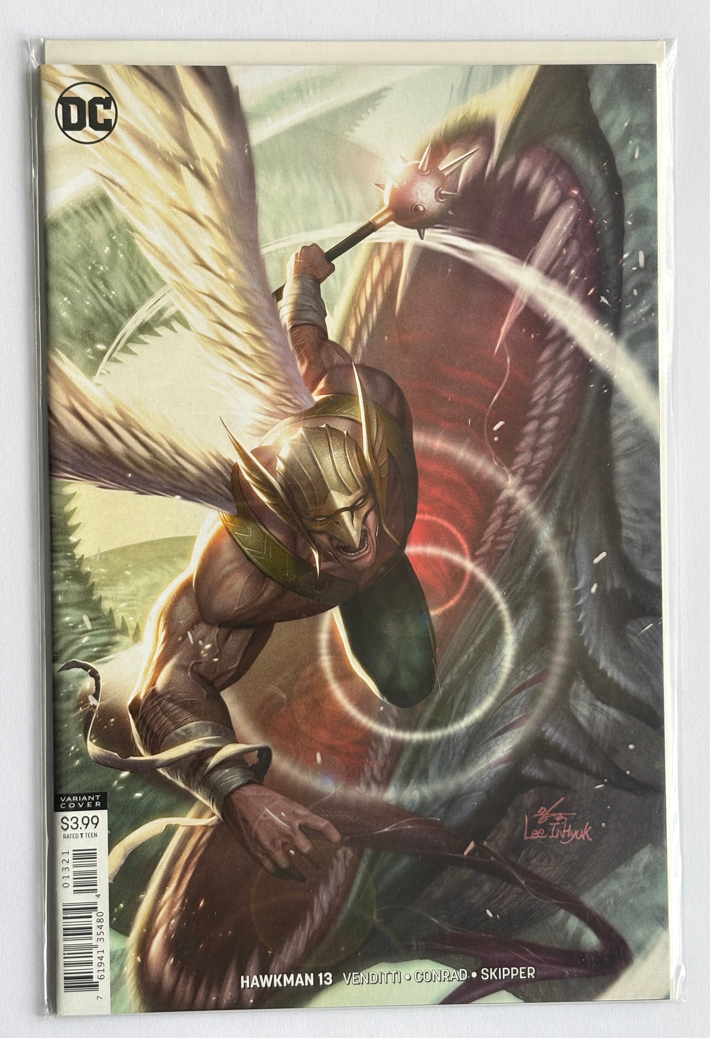 Hawkman #13 - In-Hyuk Lee Variant - DC Comics - 2019 VF/NM 9.0