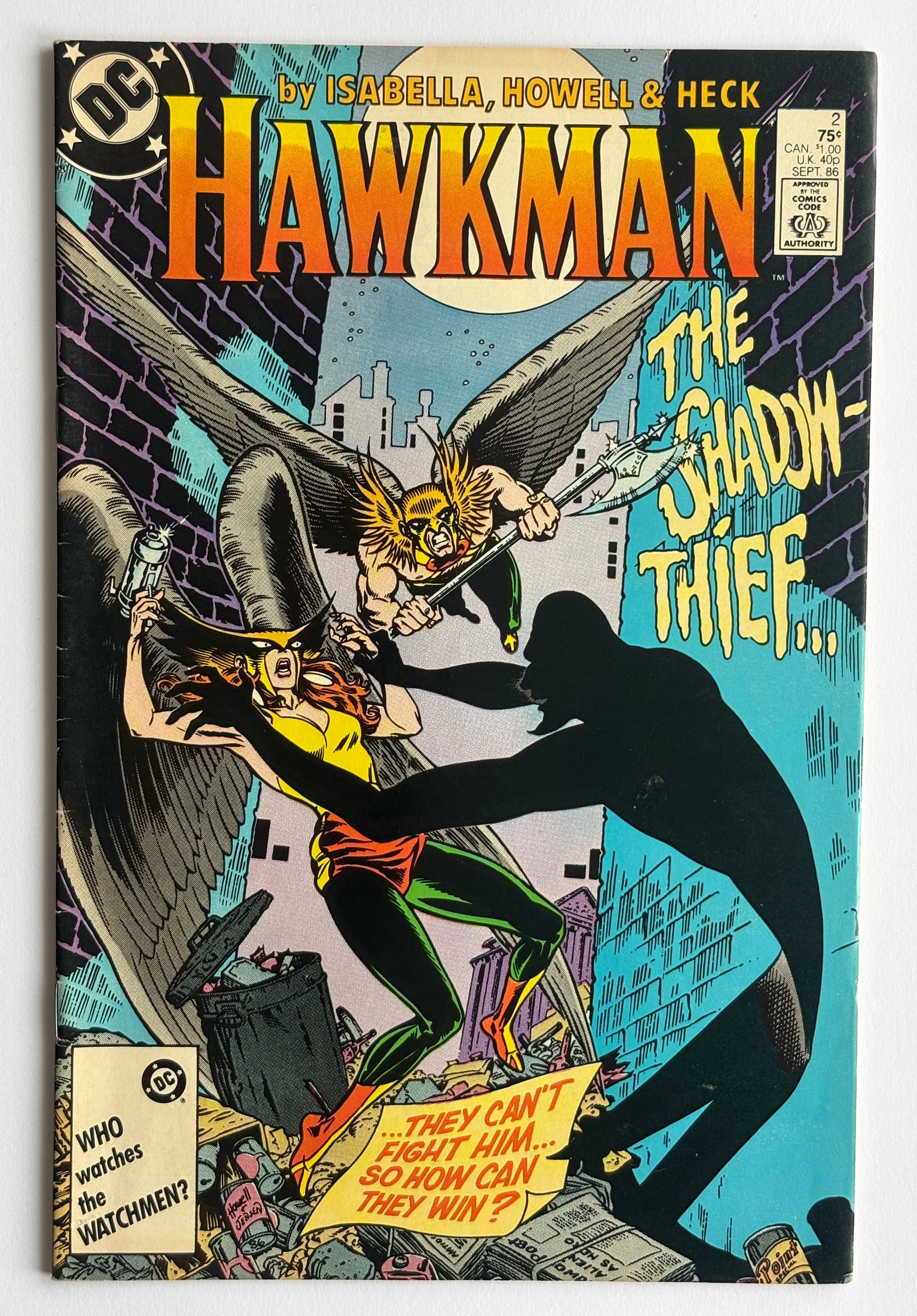 Hawkman #2 - DC Comics September 1986 FN- 5.5