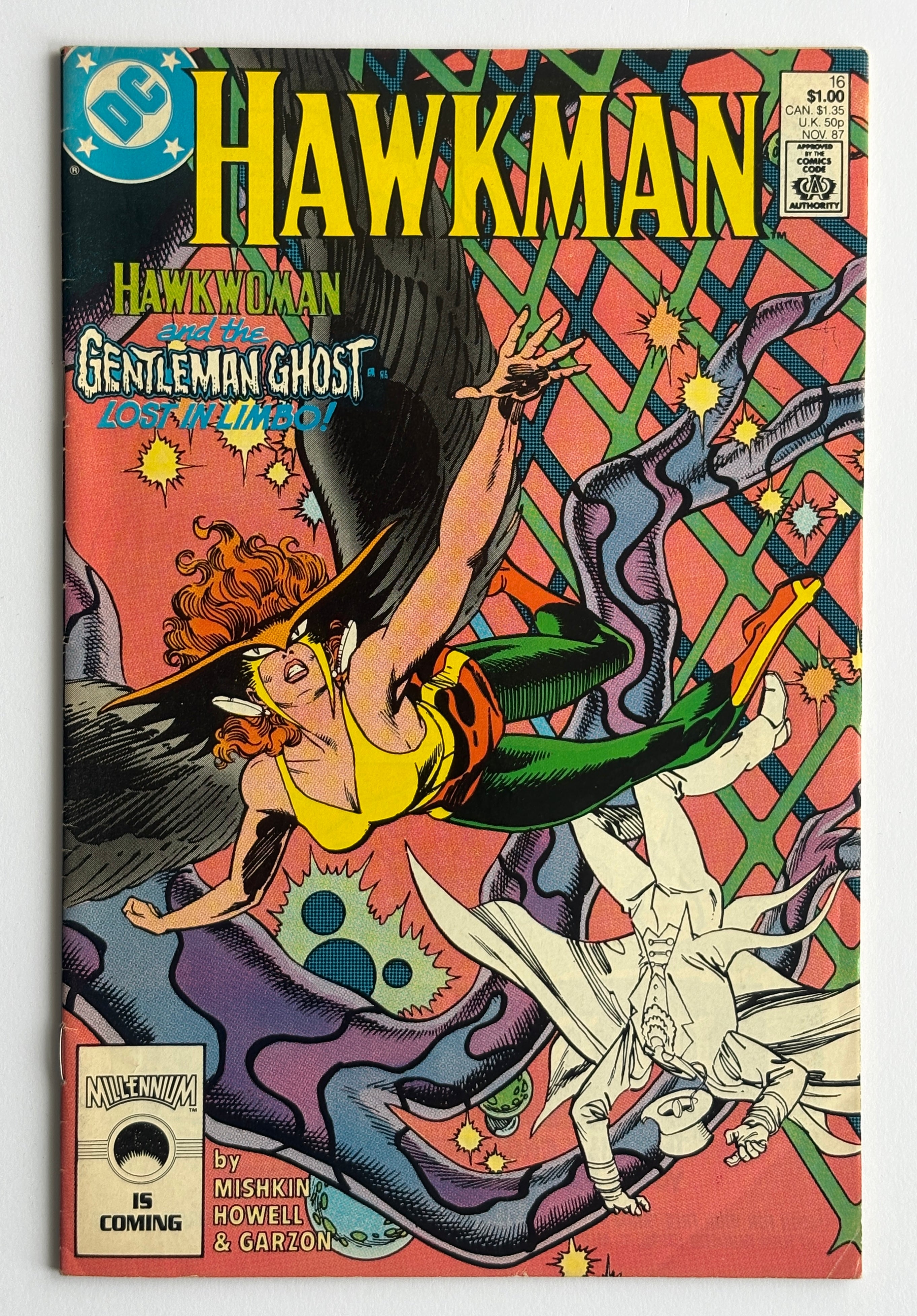 Hawkman #16 - DC Comics November 1987 FN+ 6.5