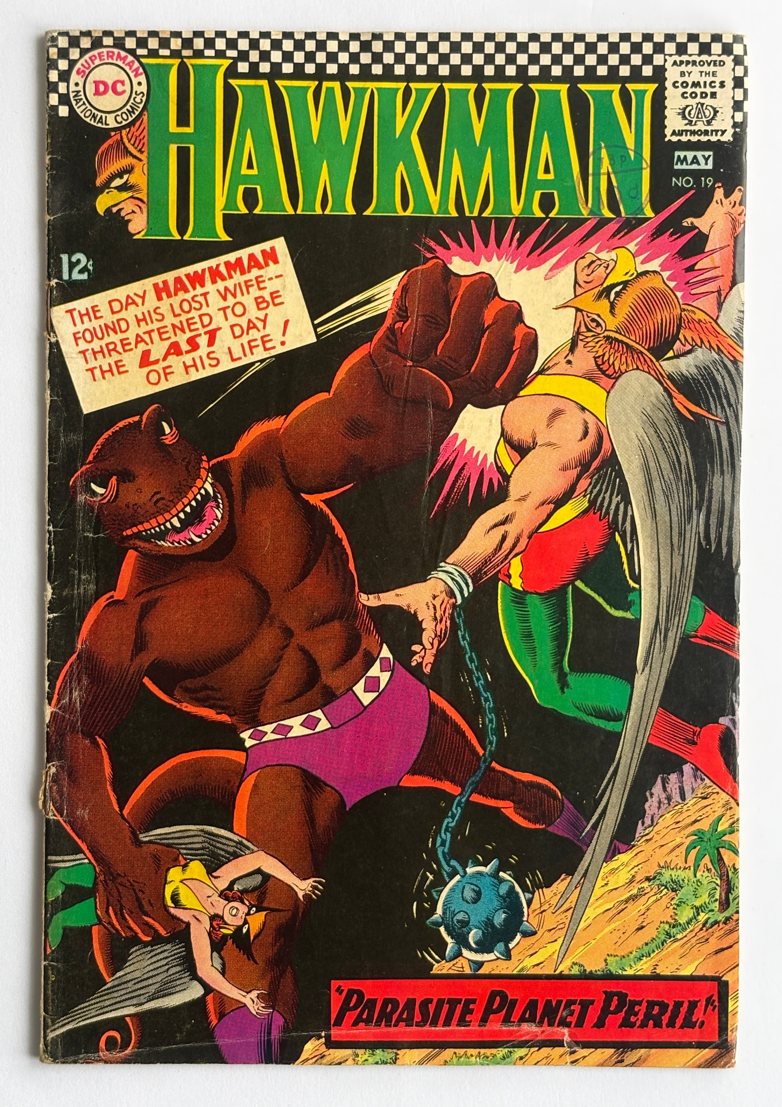 Hawkman #19 - DC Comics May 1967 GD/VG 3.0
