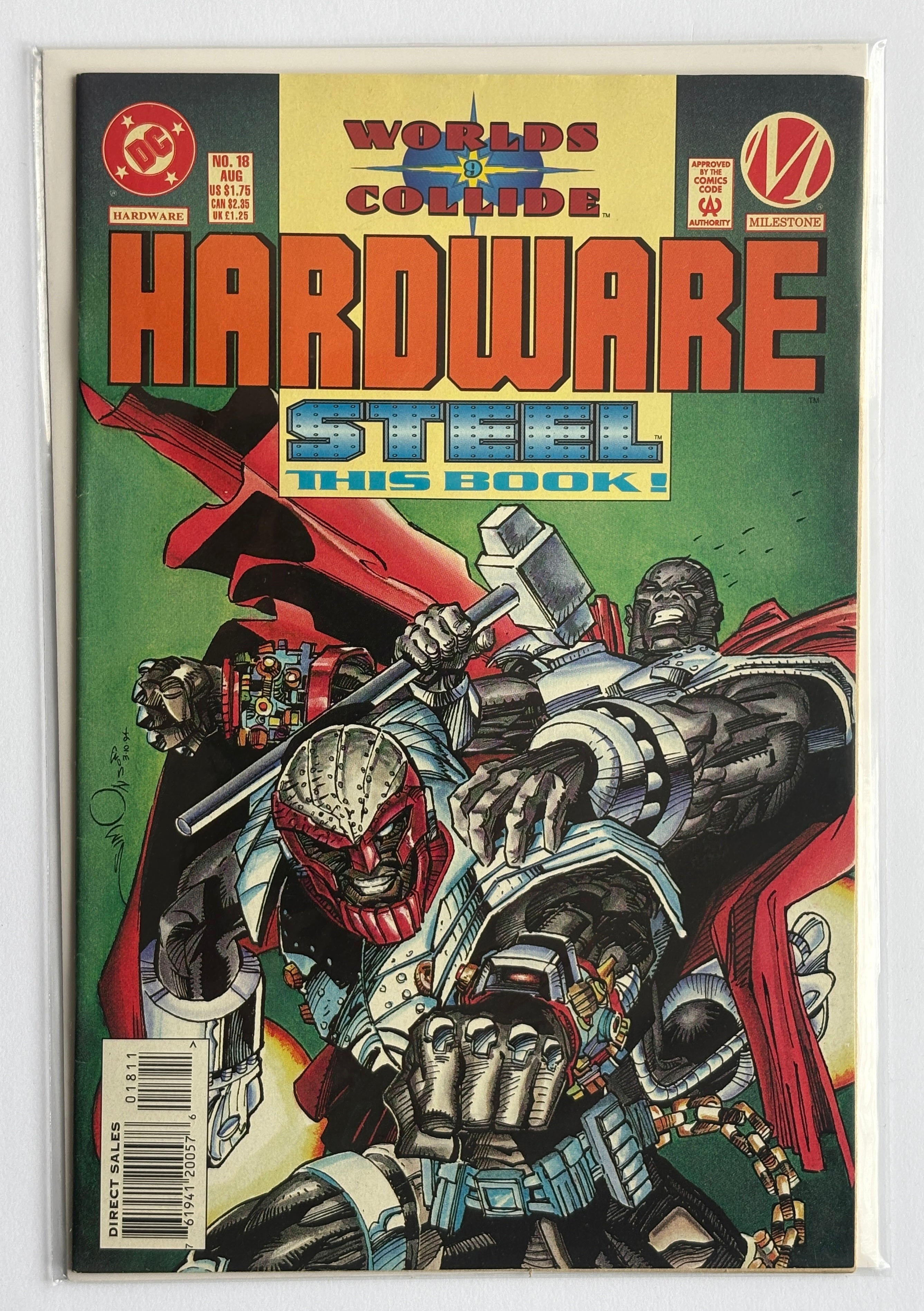 Hardware #18 - DC Milestone Comics August 1994 VF 8.0