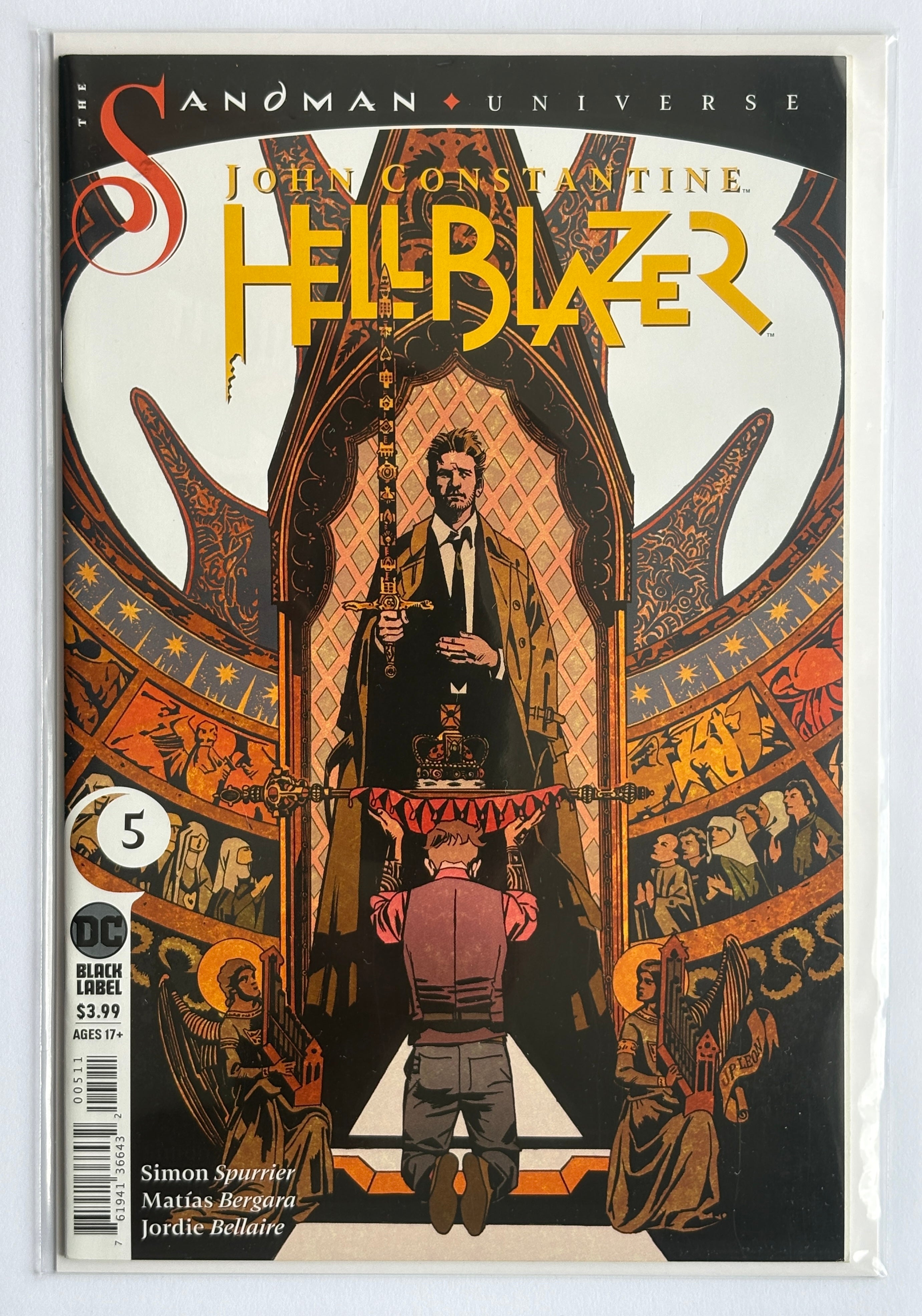 John Constantine Hellblazer #5 - DC Black Label May 2020 VF/NM 9.0