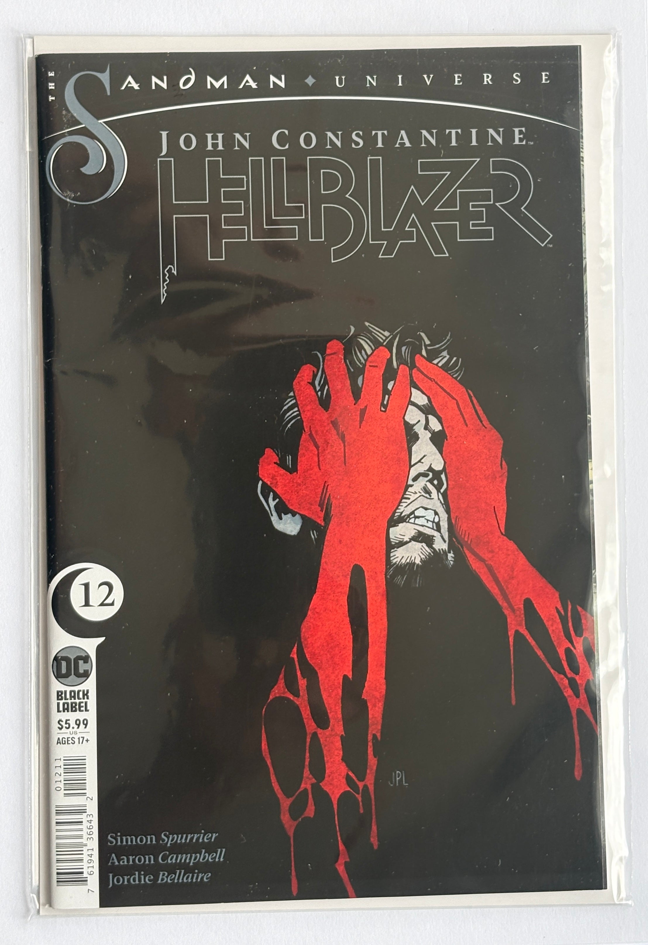 John Constantine  Hellblazer #12 - DC Black Label January 2021 VF/NM 9.0