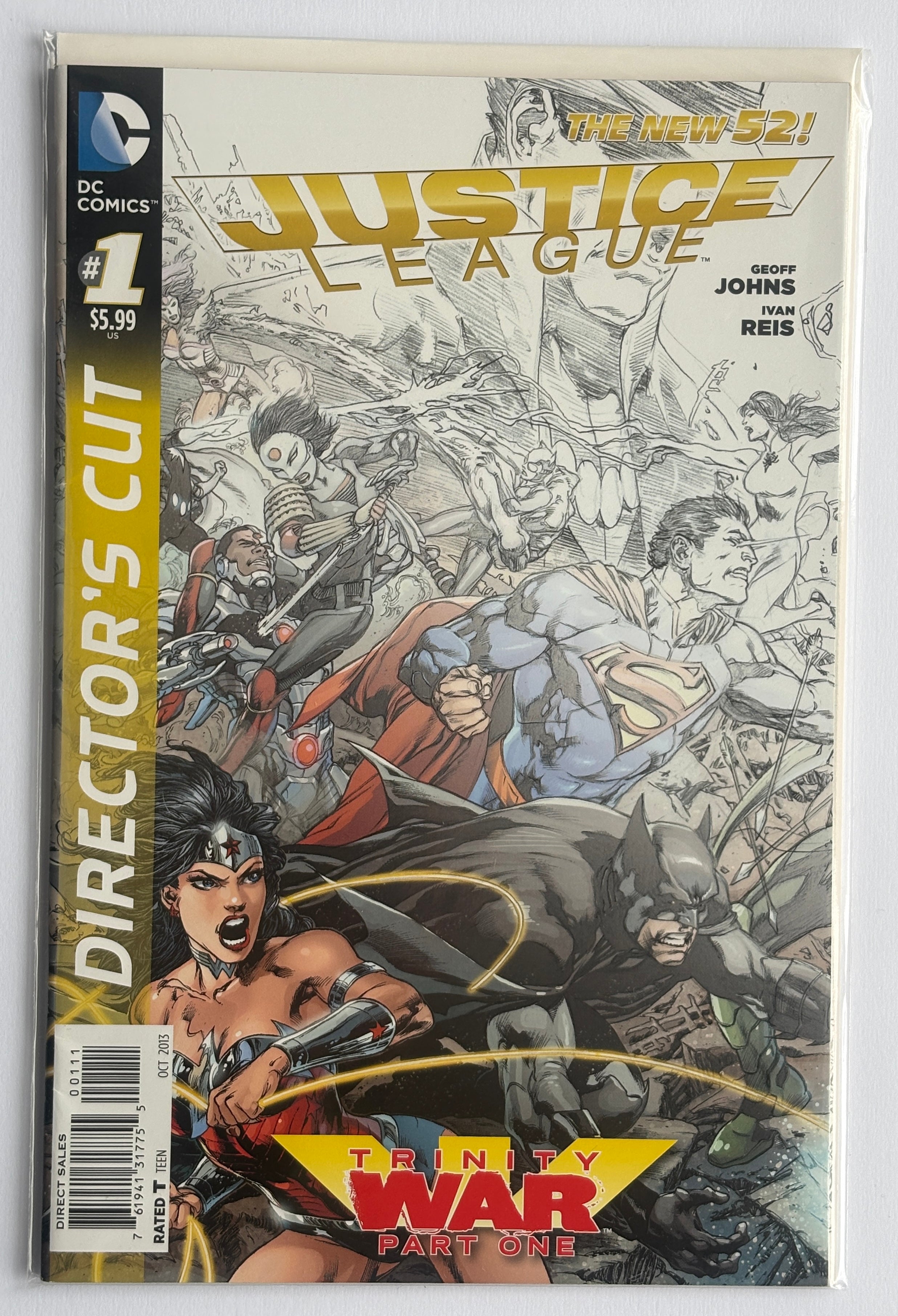 Justice League: Trinity War Director's Cut #1 - October 2013 F/VF 7.0