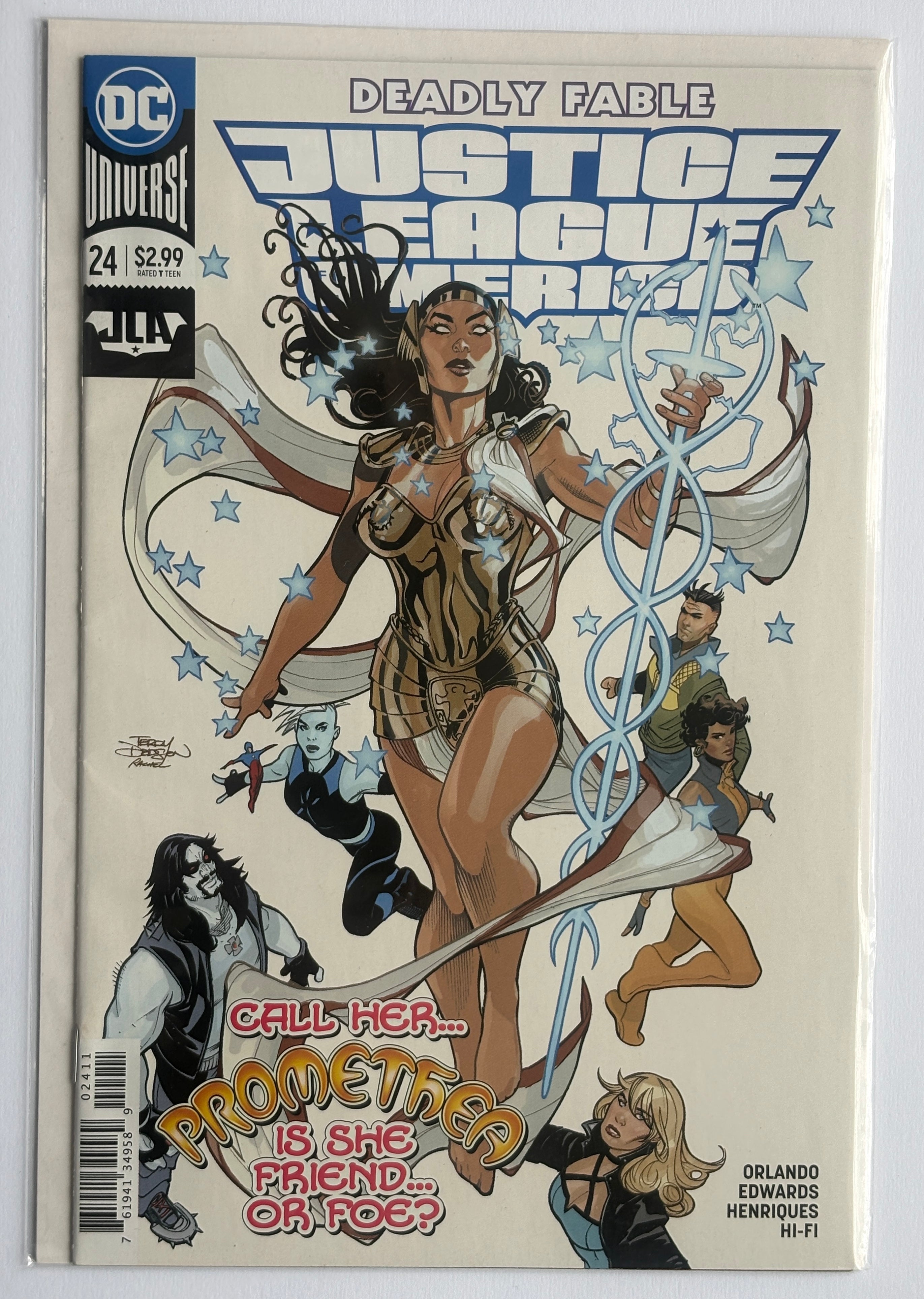 Justice League of America #24 - 1st Printing DC Comics April 2018 VF- 7.5
